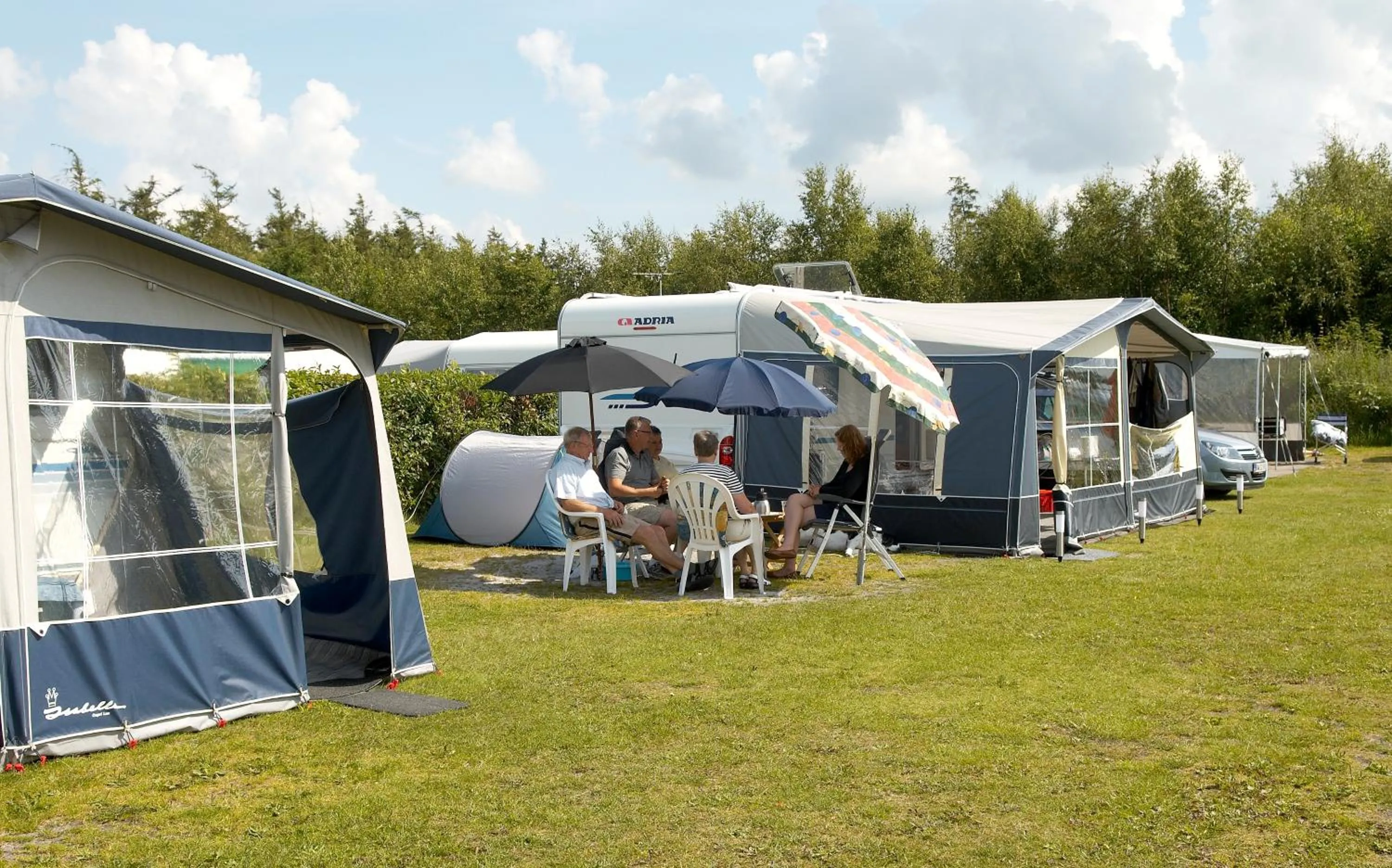 Area and facilities in Vorbasse camping