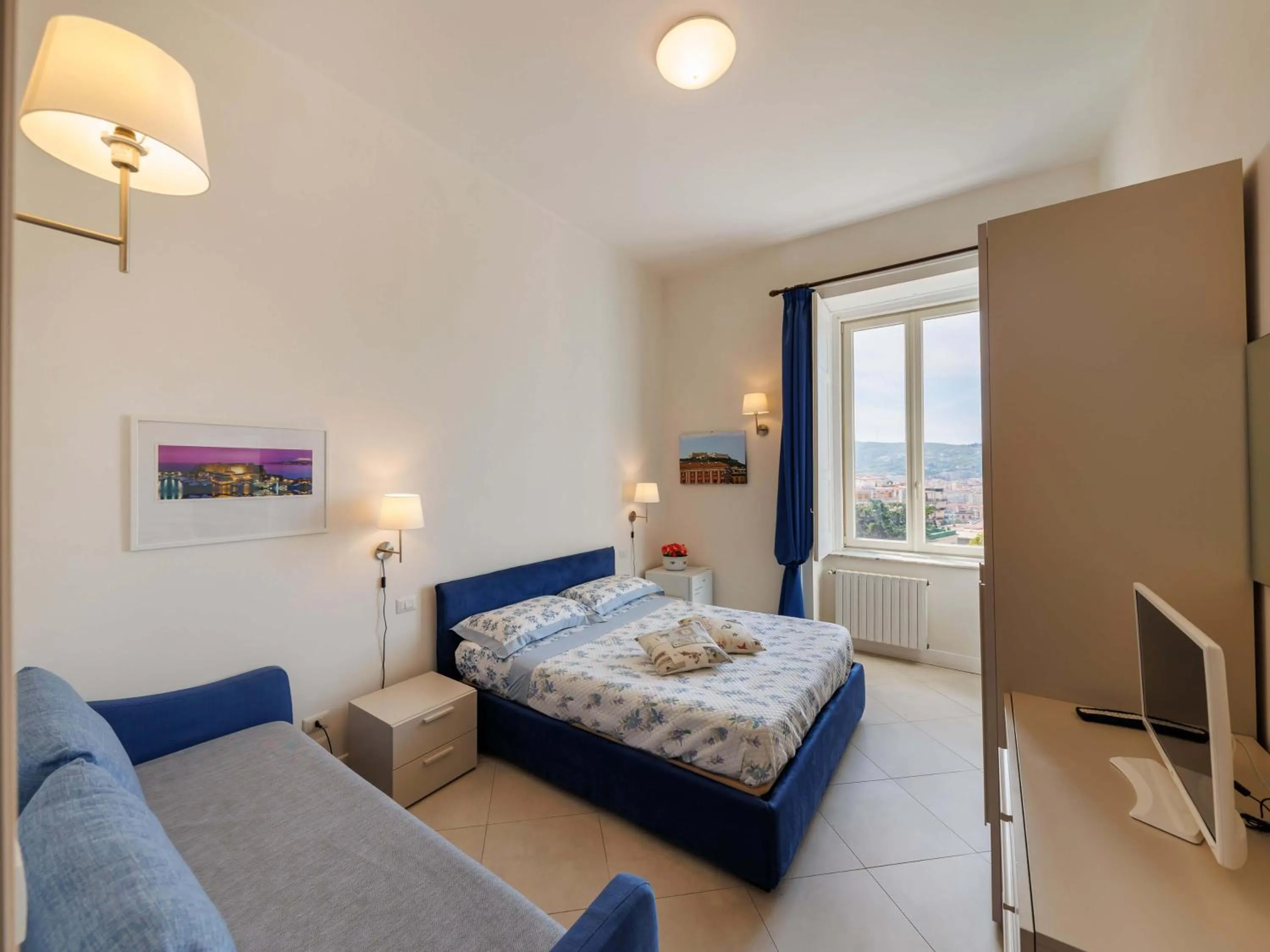 Bed in B&B La Certosa di San Martino