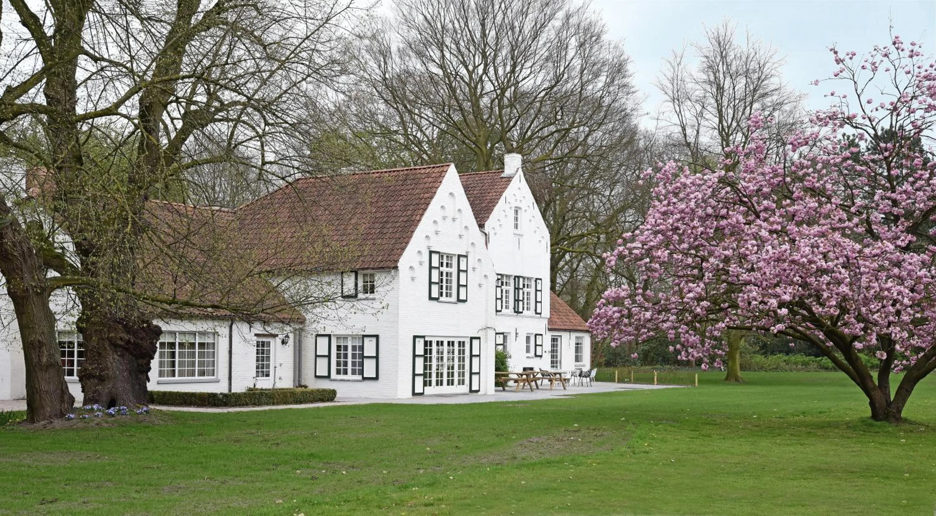 Garden in B&B Domein Rodin