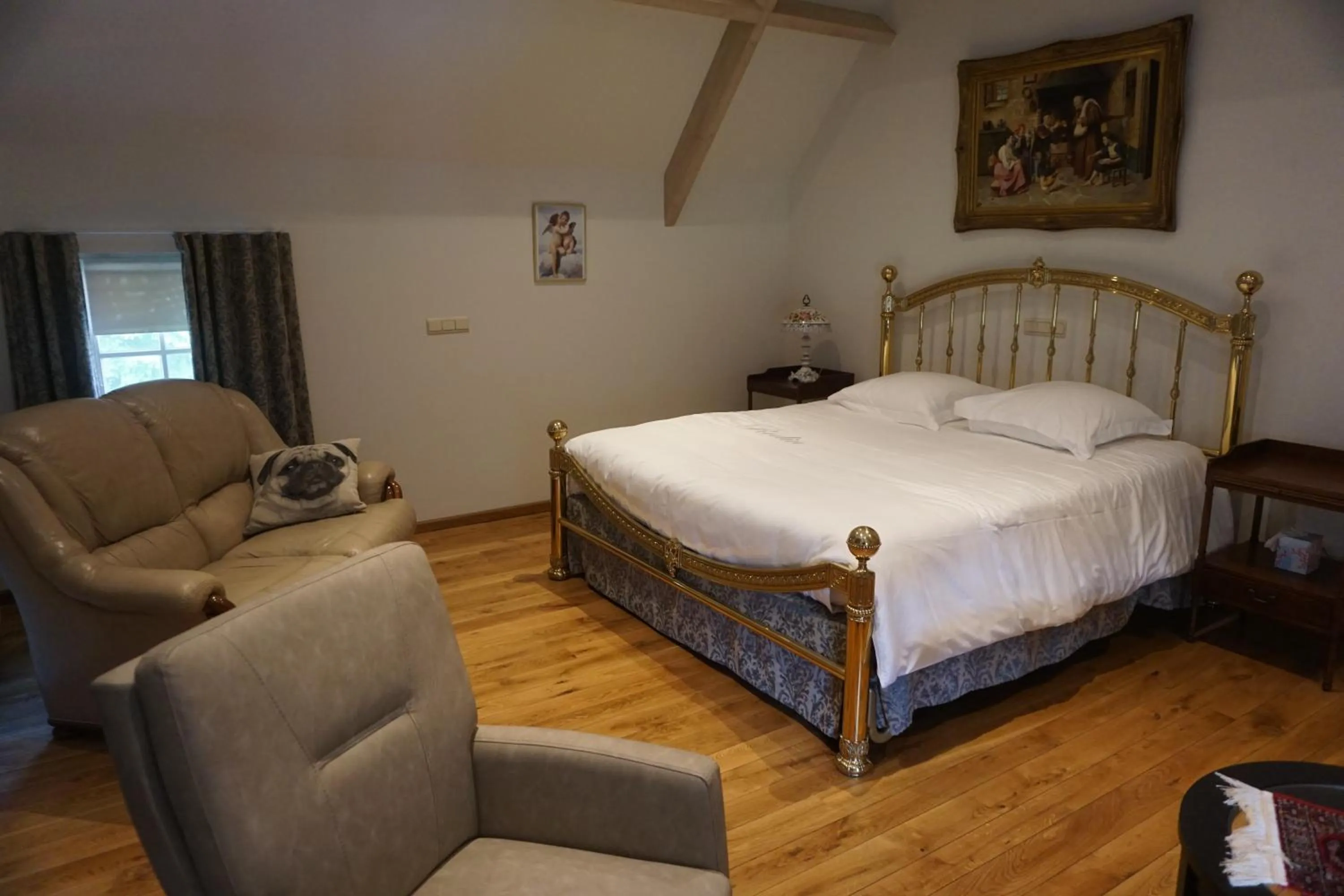 Decorative detail, Bed in B&B Domein Rodin