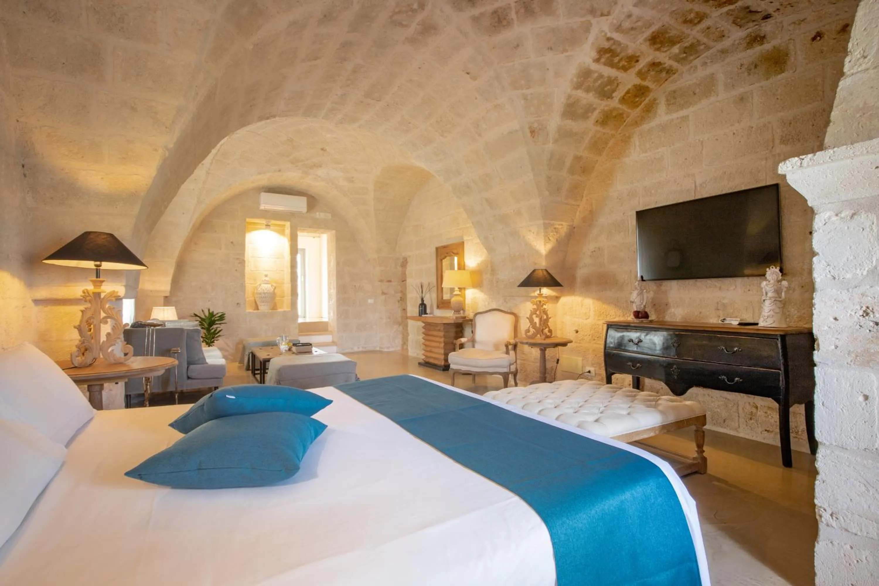 Bed in Masseriola Antiche Fogge by Apulia Hospitality
