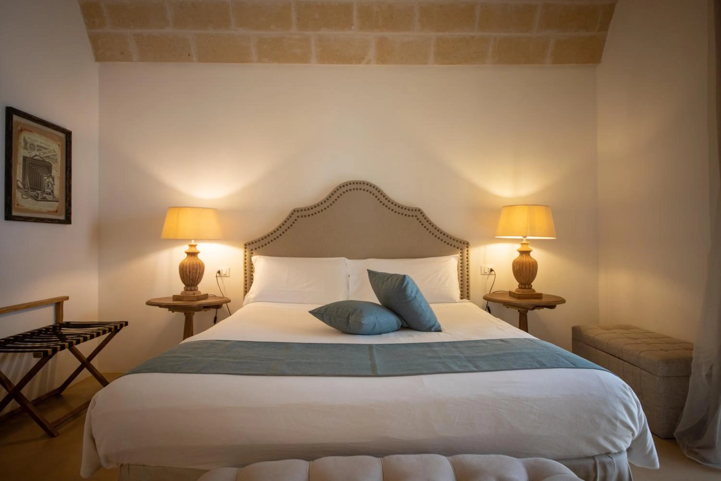 Bed in Masseriola Antiche Fogge by Apulia Hospitality