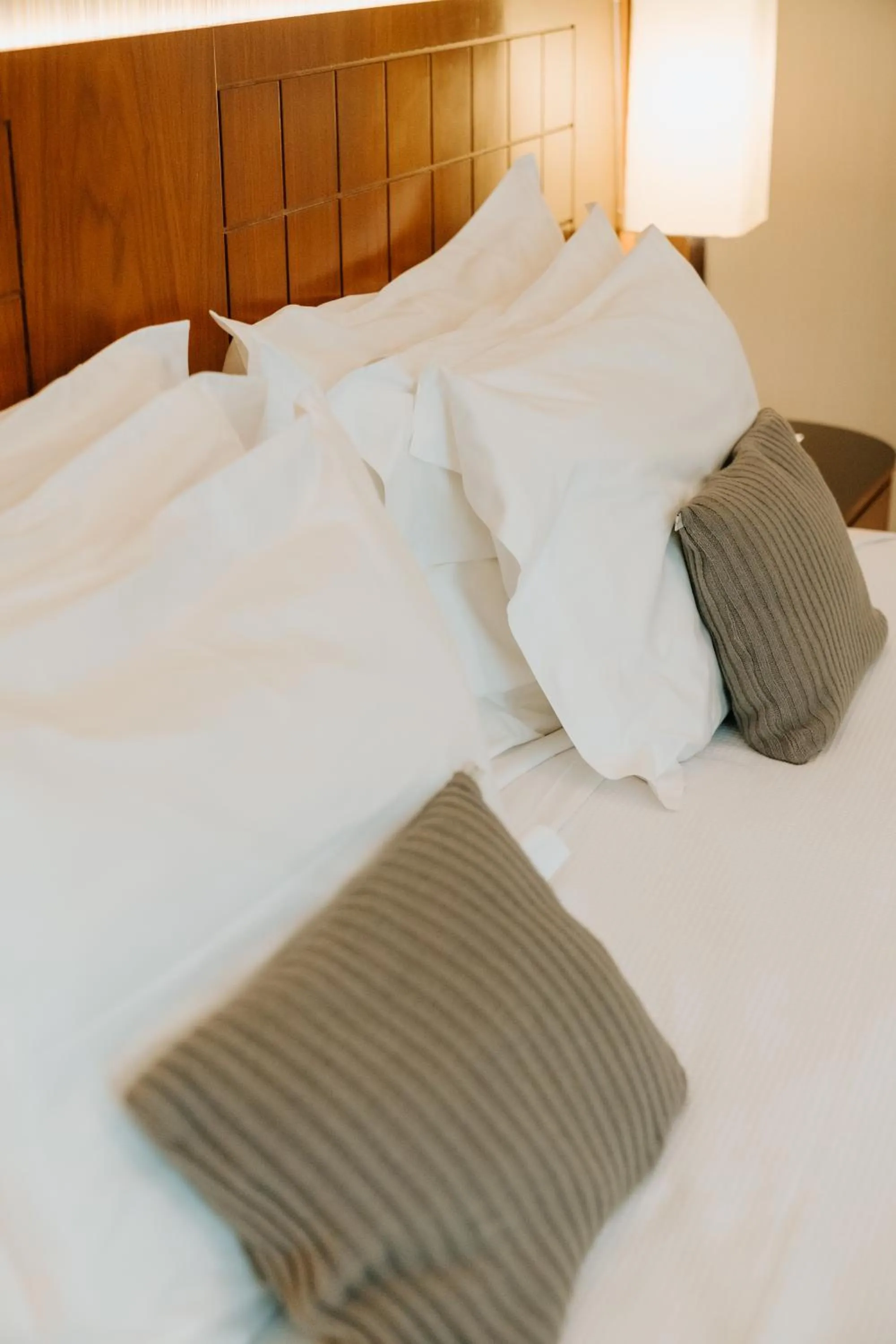 Decorative detail, Bed in Promenade Palladium Leblon