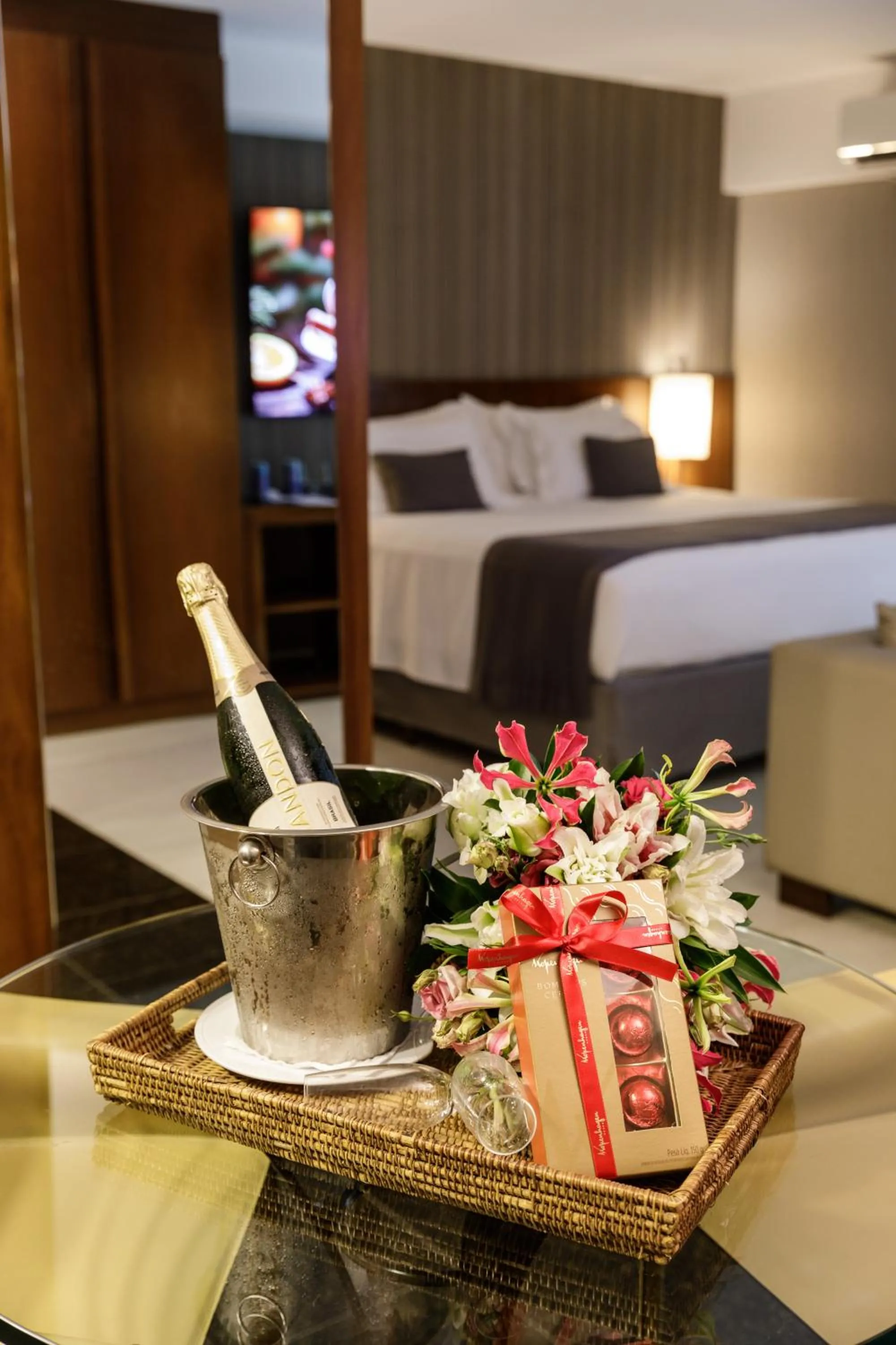 Food and drinks, Bed in Promenade Palladium Leblon