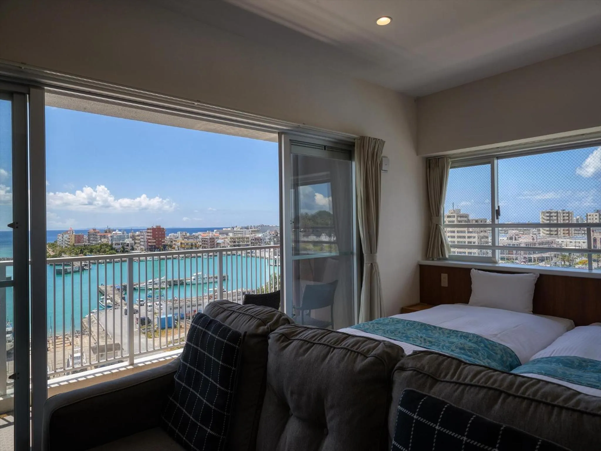 Living room, Bed in Seaside Condominium Rana Chatan