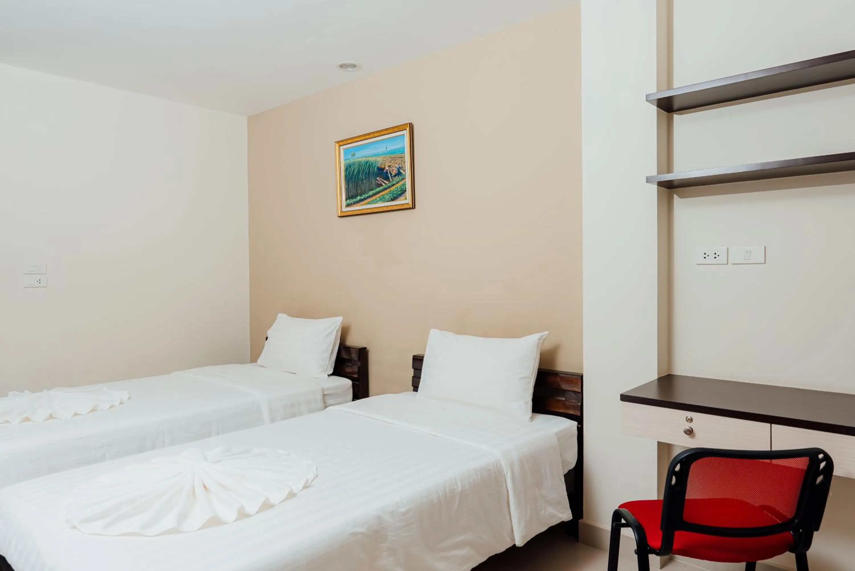 Bed in Corner One Residence