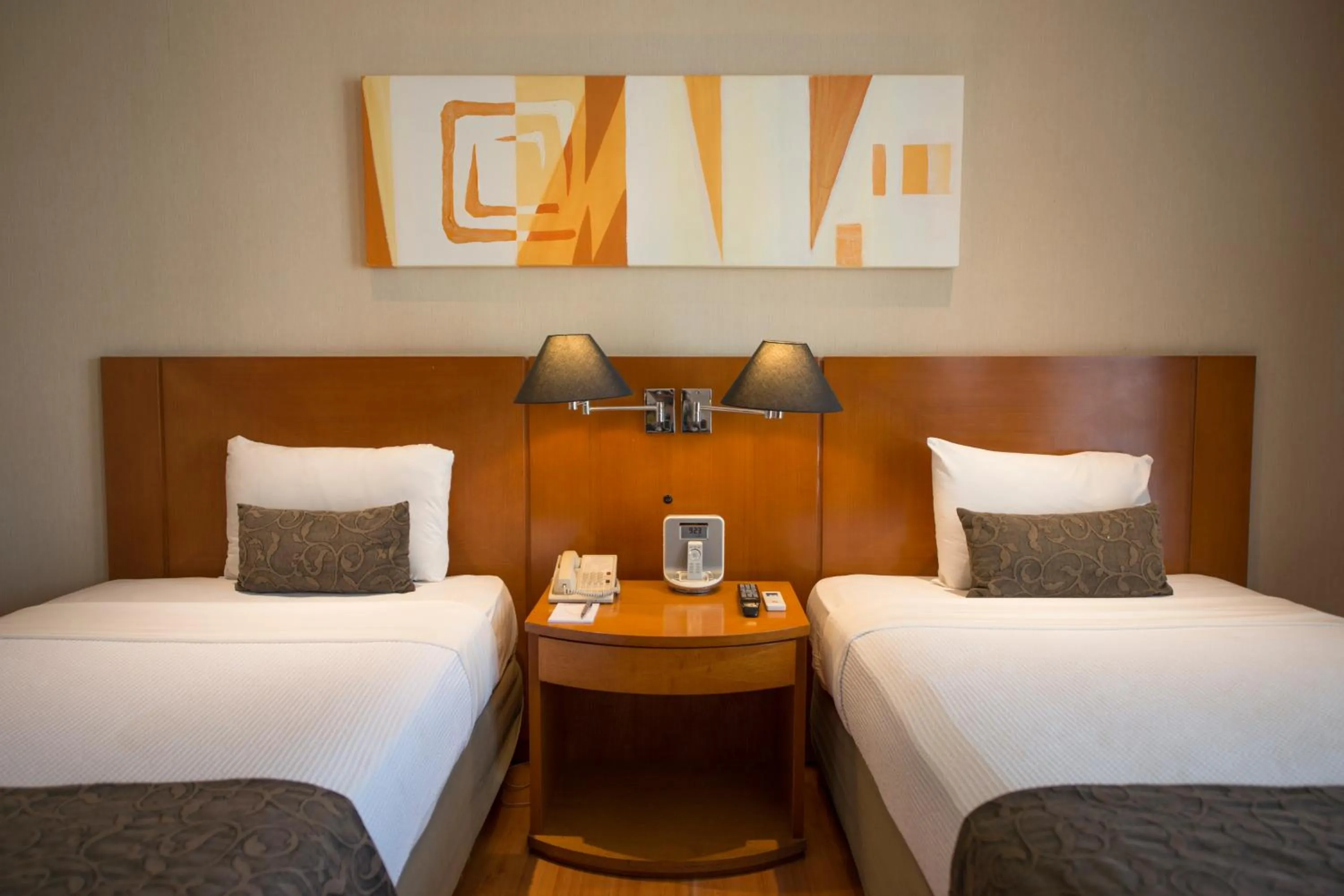 Decorative detail, Bed in Plaza Rio Residences - Barra First