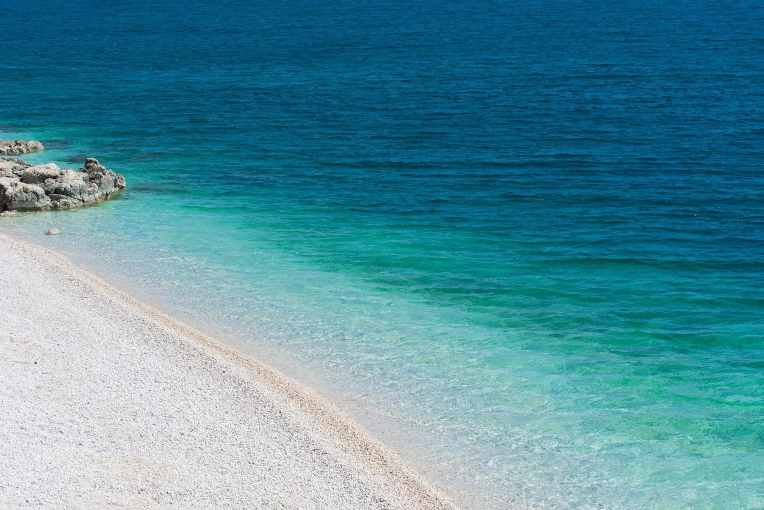 Beach in Apartment Zulijani Helis B5