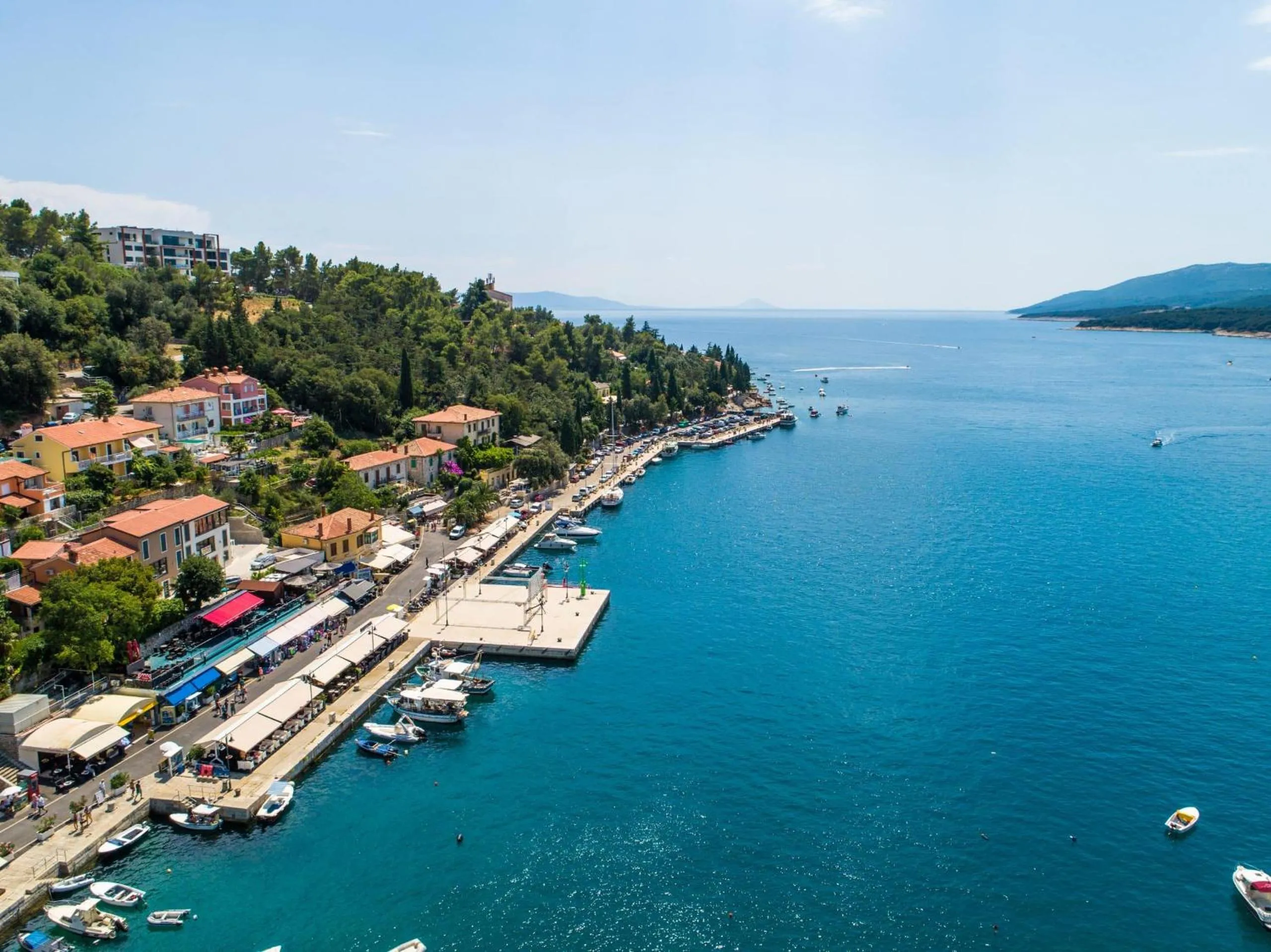 Bird's eye view in Apartment Zulijani Helis B5