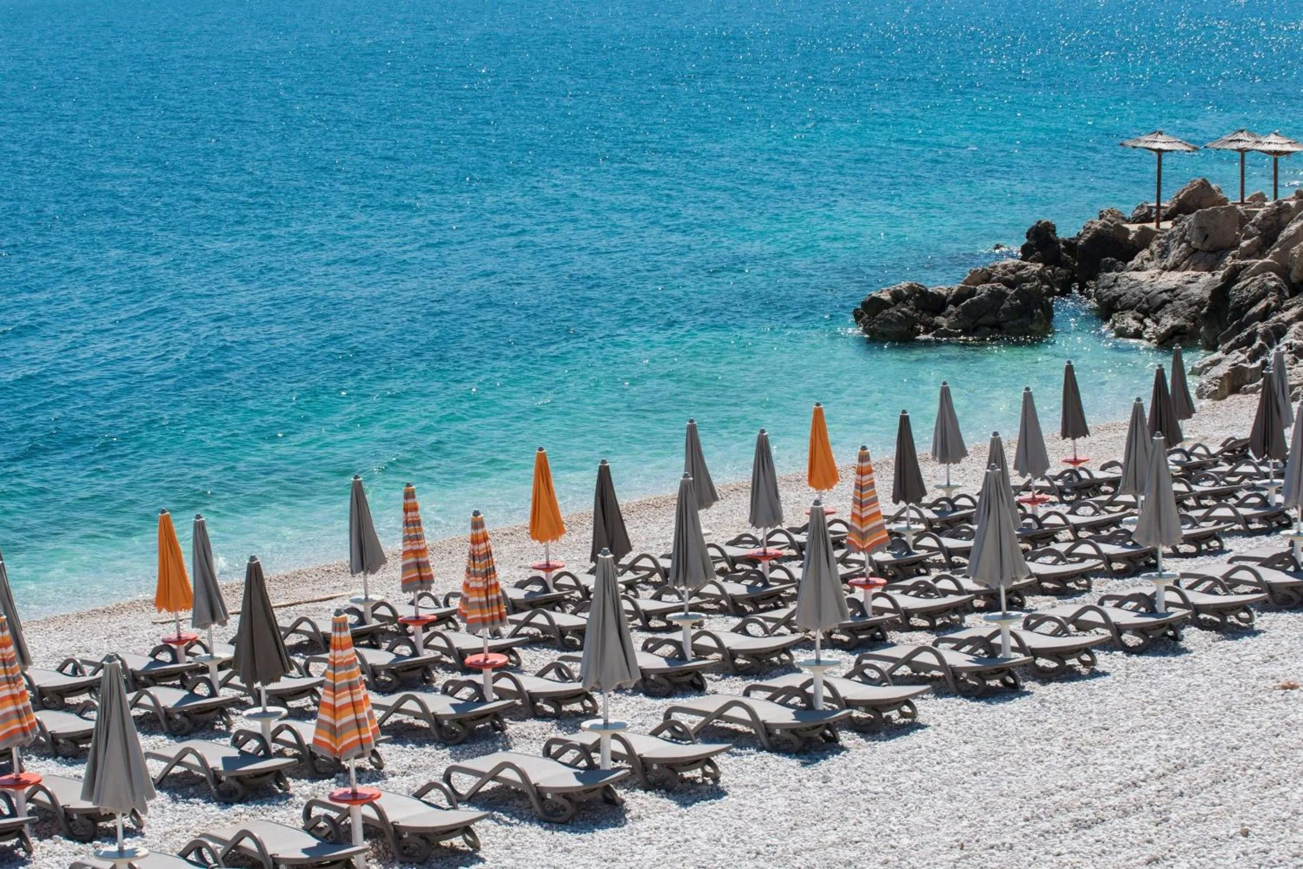 Beach in Apartment Zulijani Helis B5