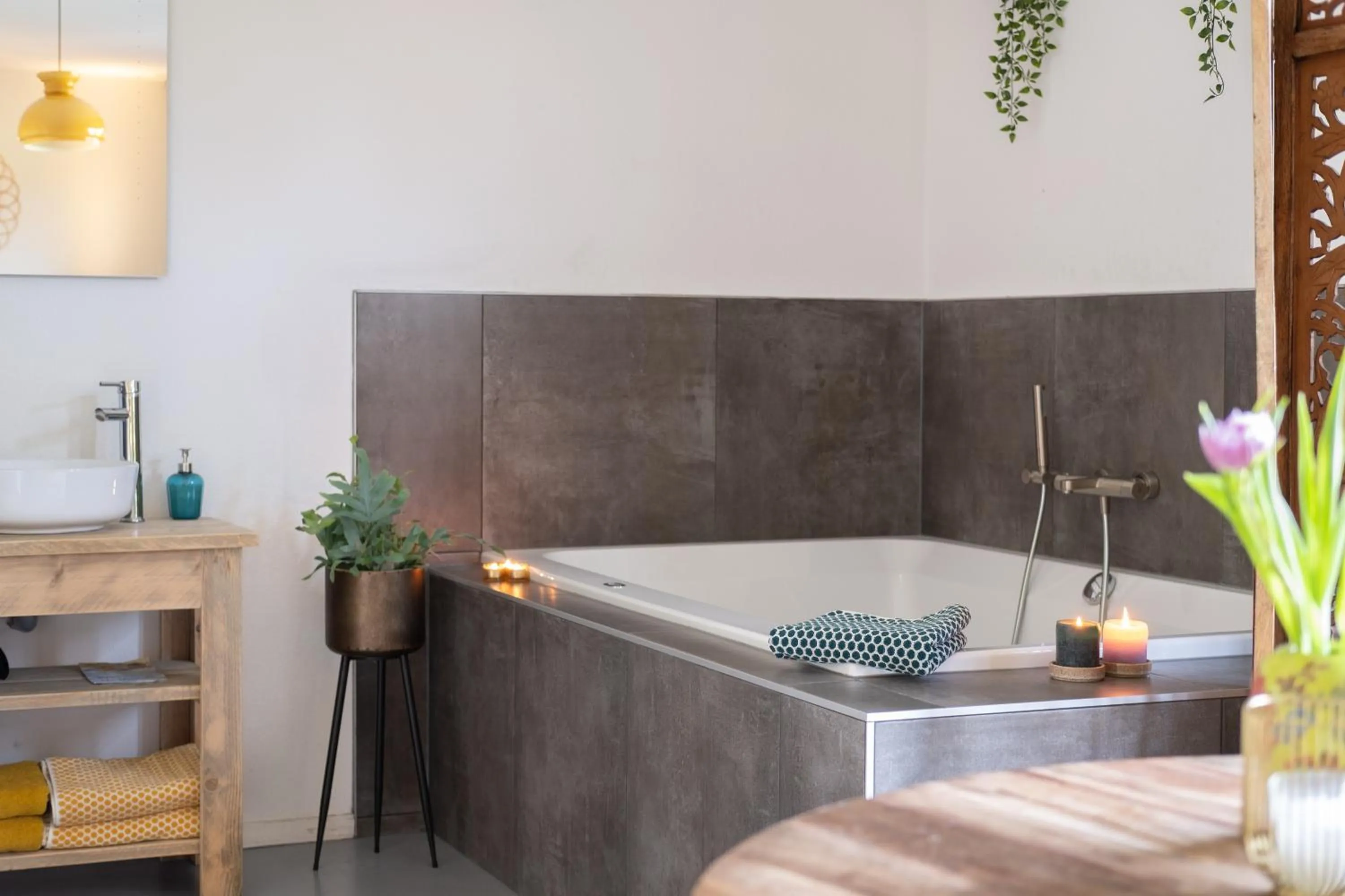 Bath in B&B De Achterdiek