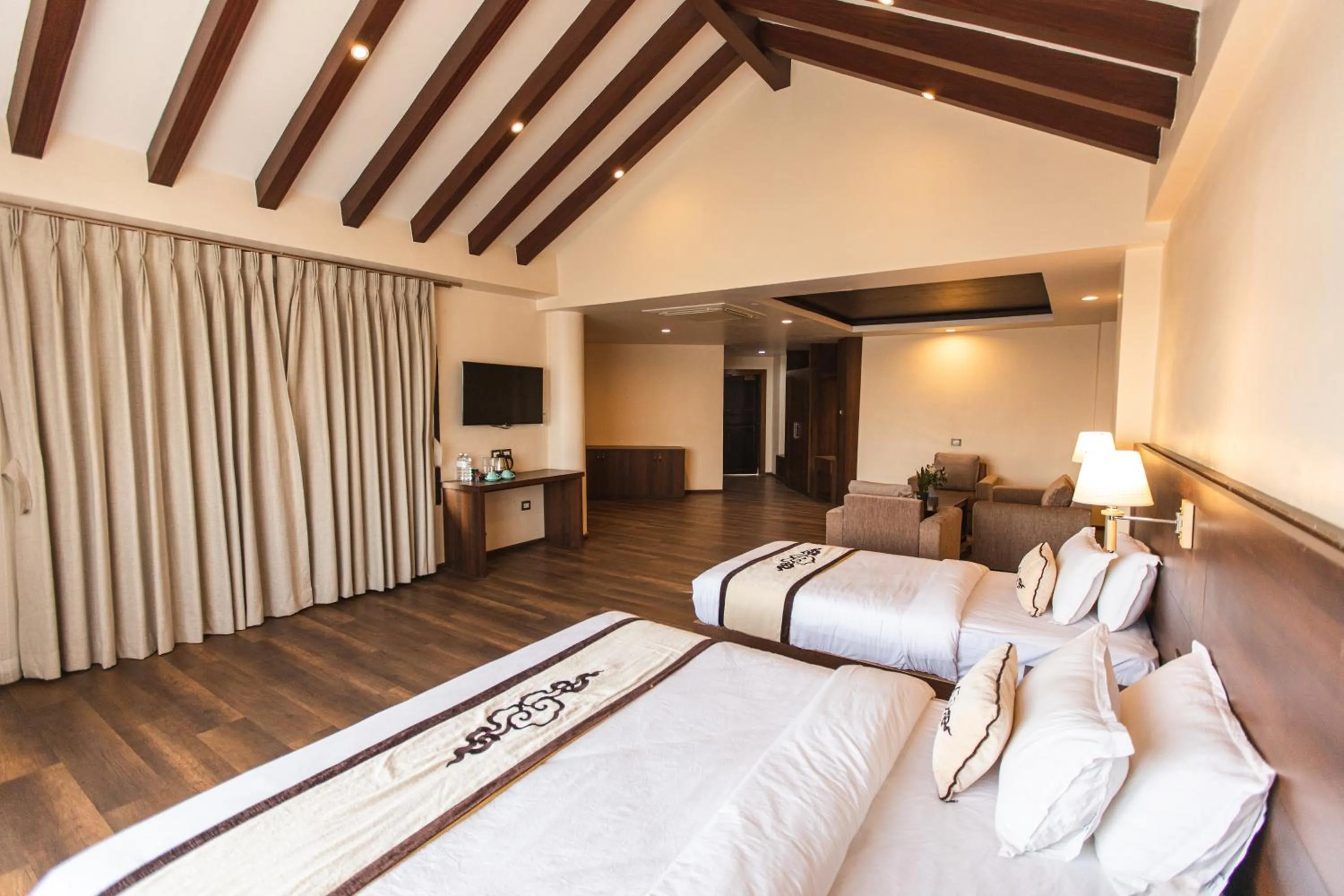 Bed in Lavie Residence and Spa