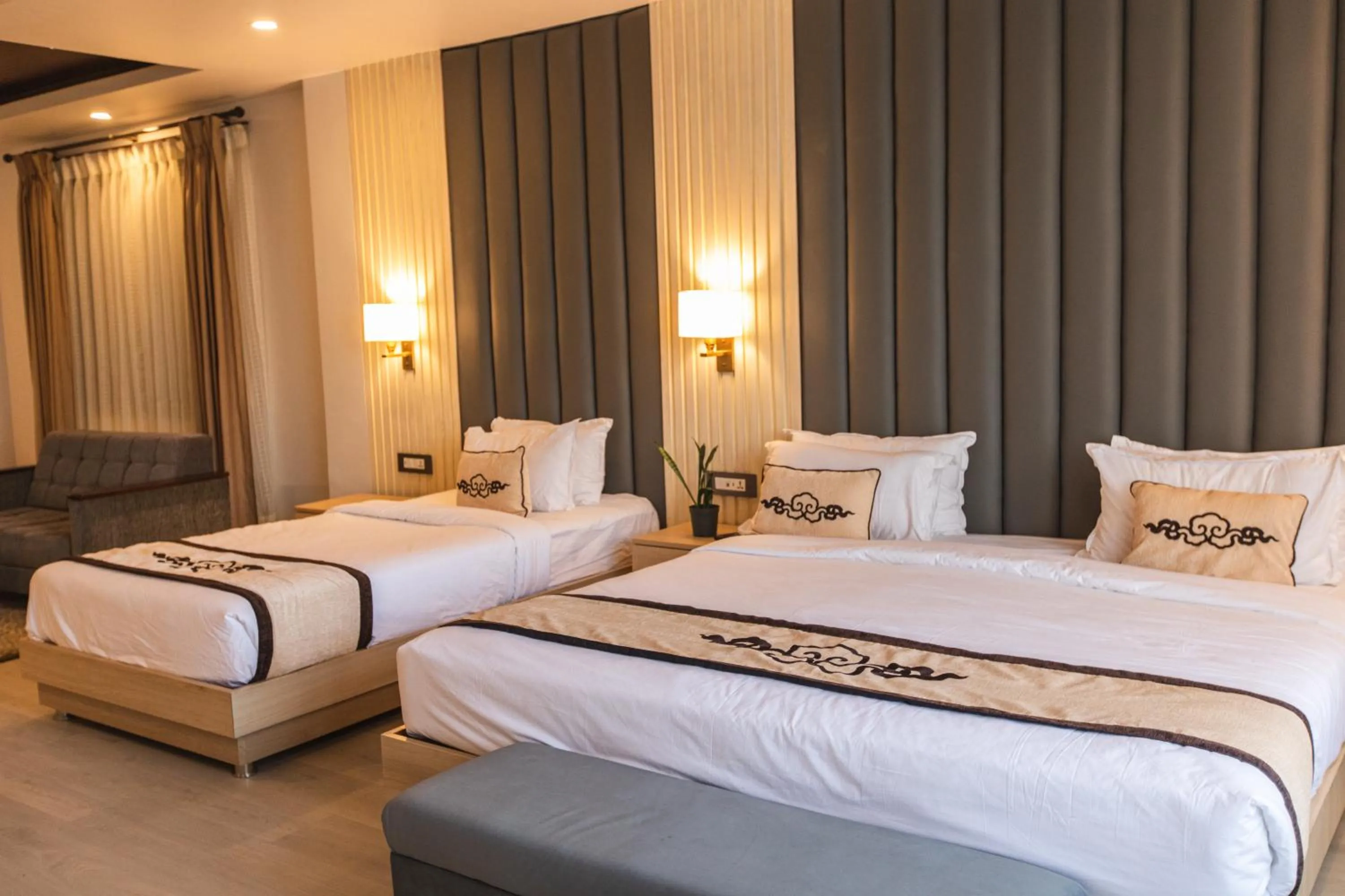 Bed in Lavie Residence and Spa