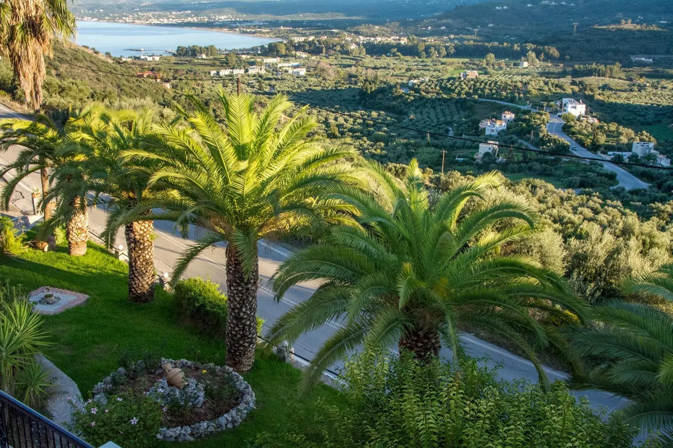 Garden view in Alkion Garden view in Alkion