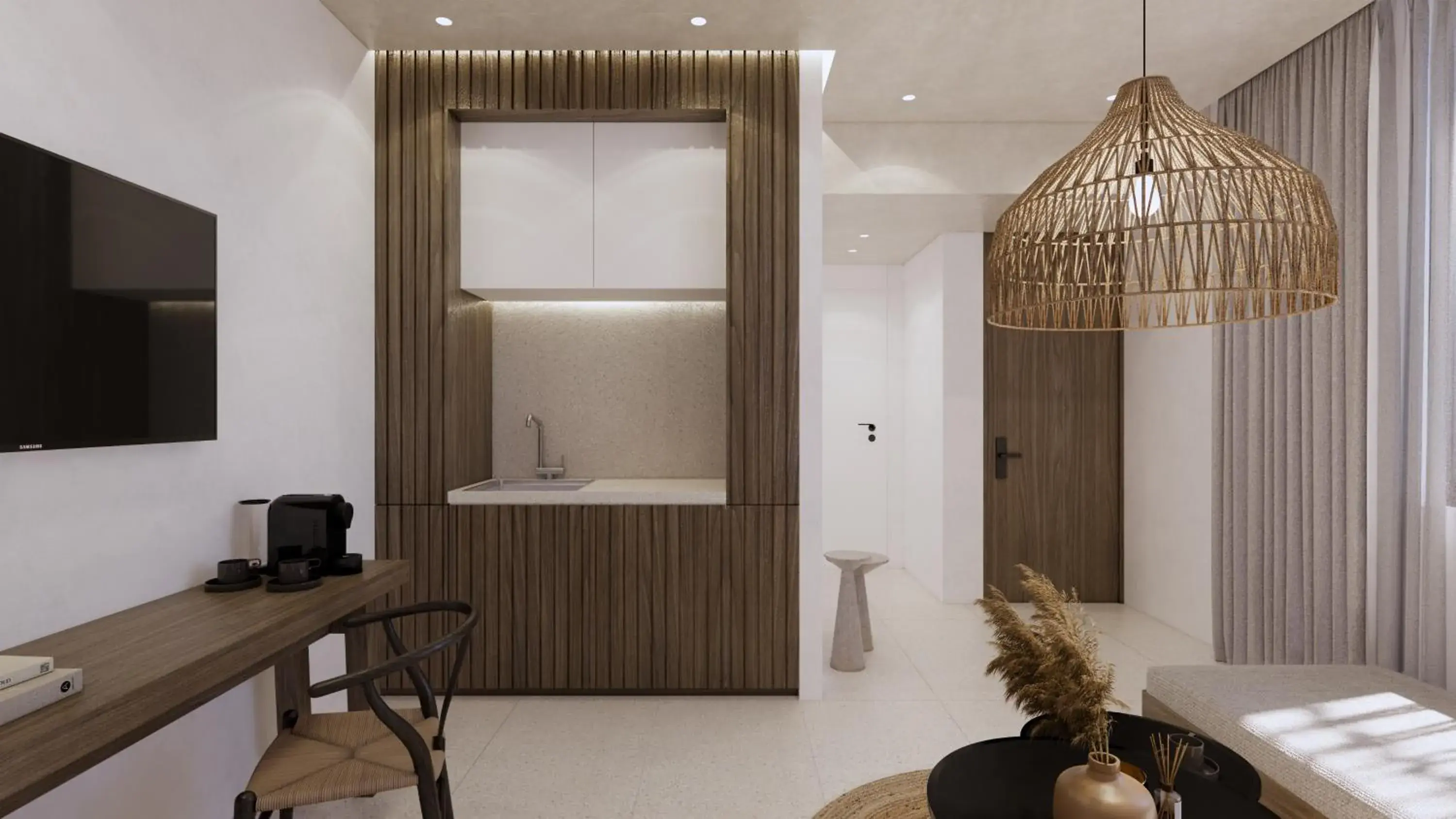 Photo of the whole room, Bed in Alkion Photo of the whole room, Bed in Alkion