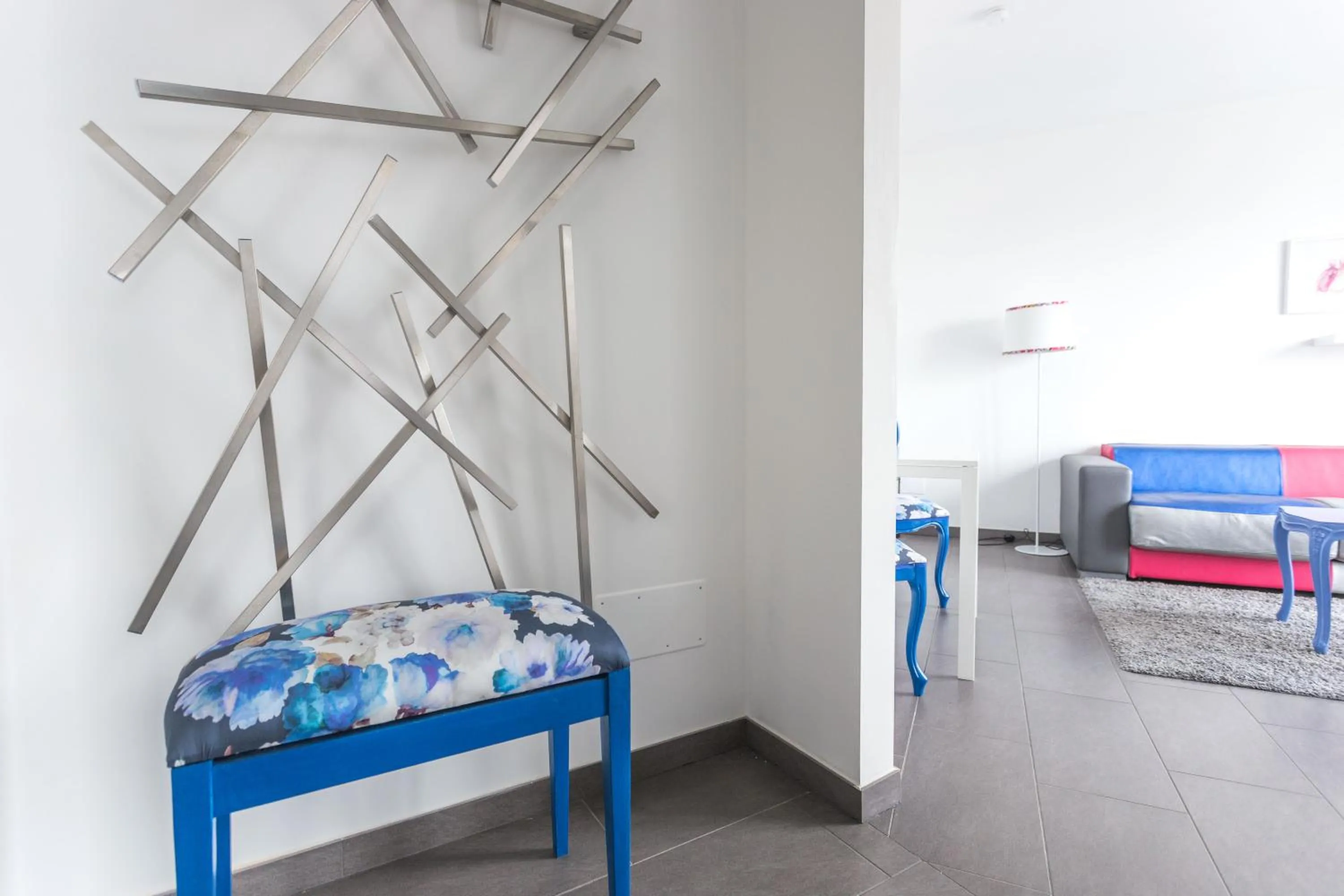 Decorative detail, Bed in Minerva Residence