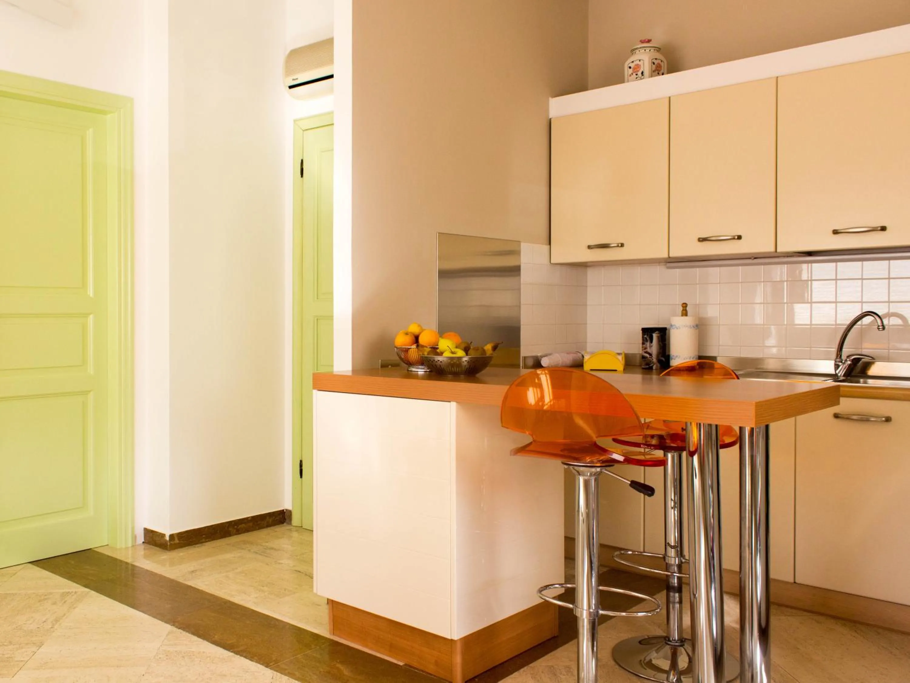 Communal kitchen in sopra al FORTE