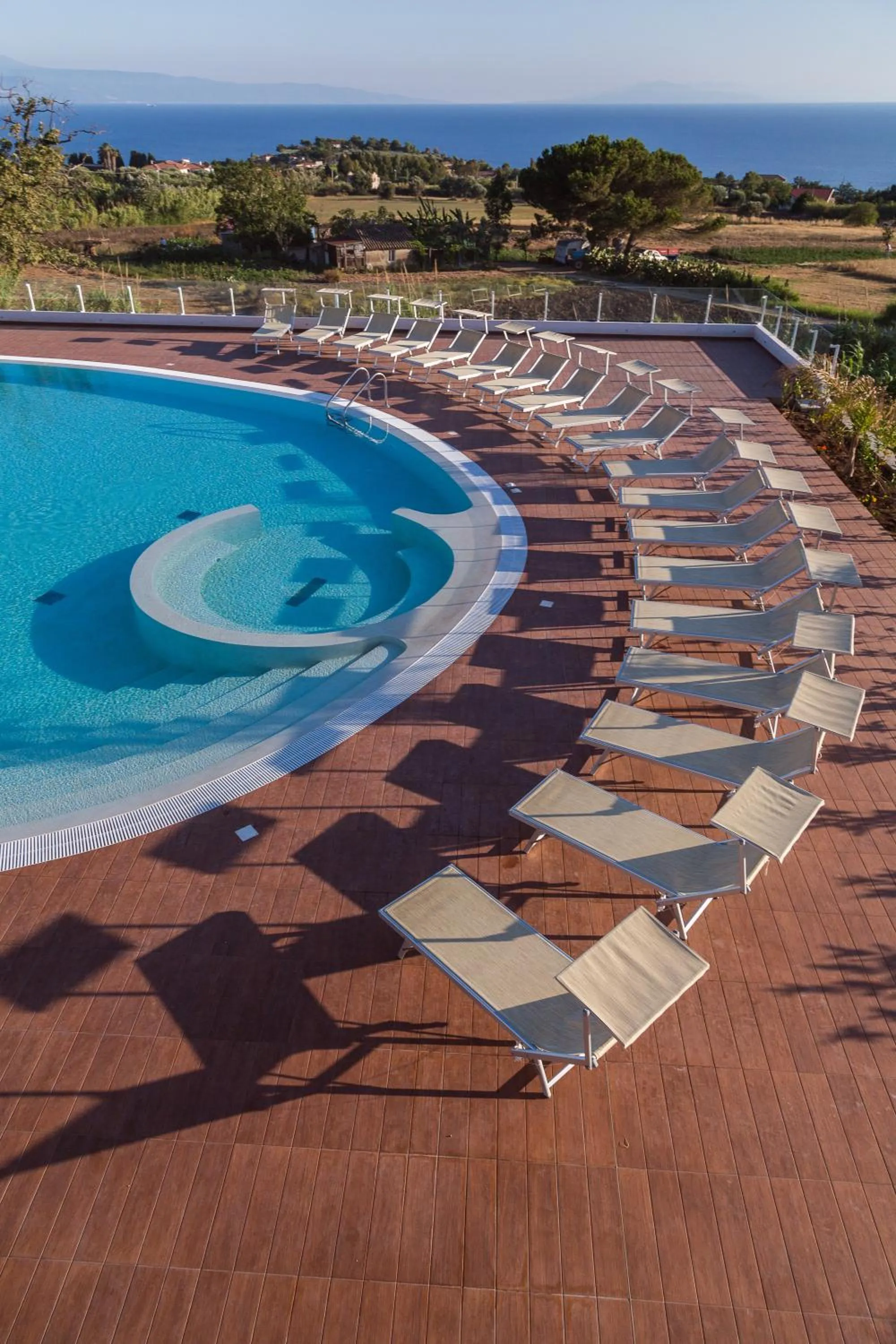 Bird's eye view in LUZIA AGRIRESORT - Piscina Idromassaggio con Vista Mare Aperta fino alle ore 23-00