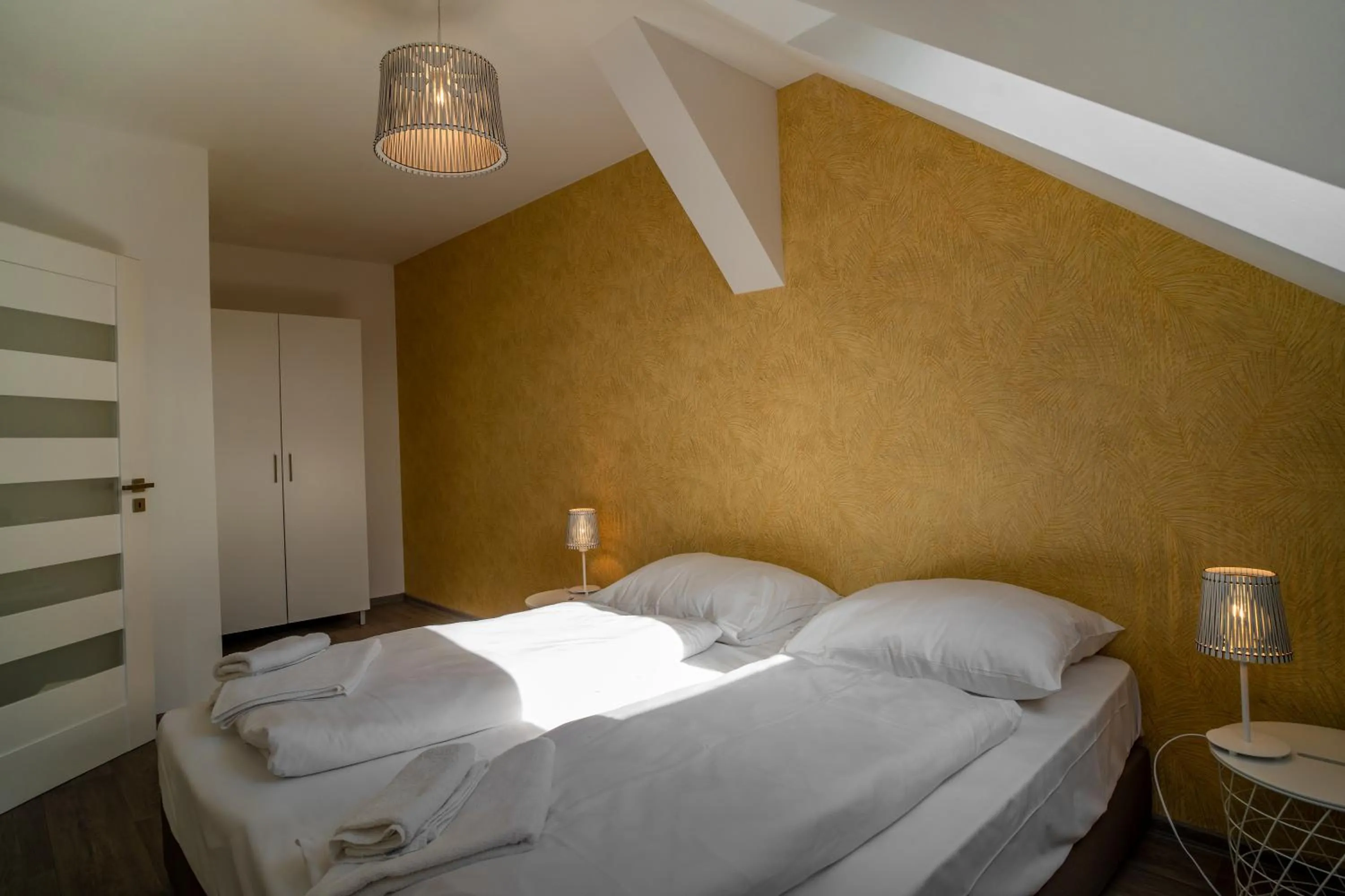 Bedroom, Bed in Apartmany Pisek