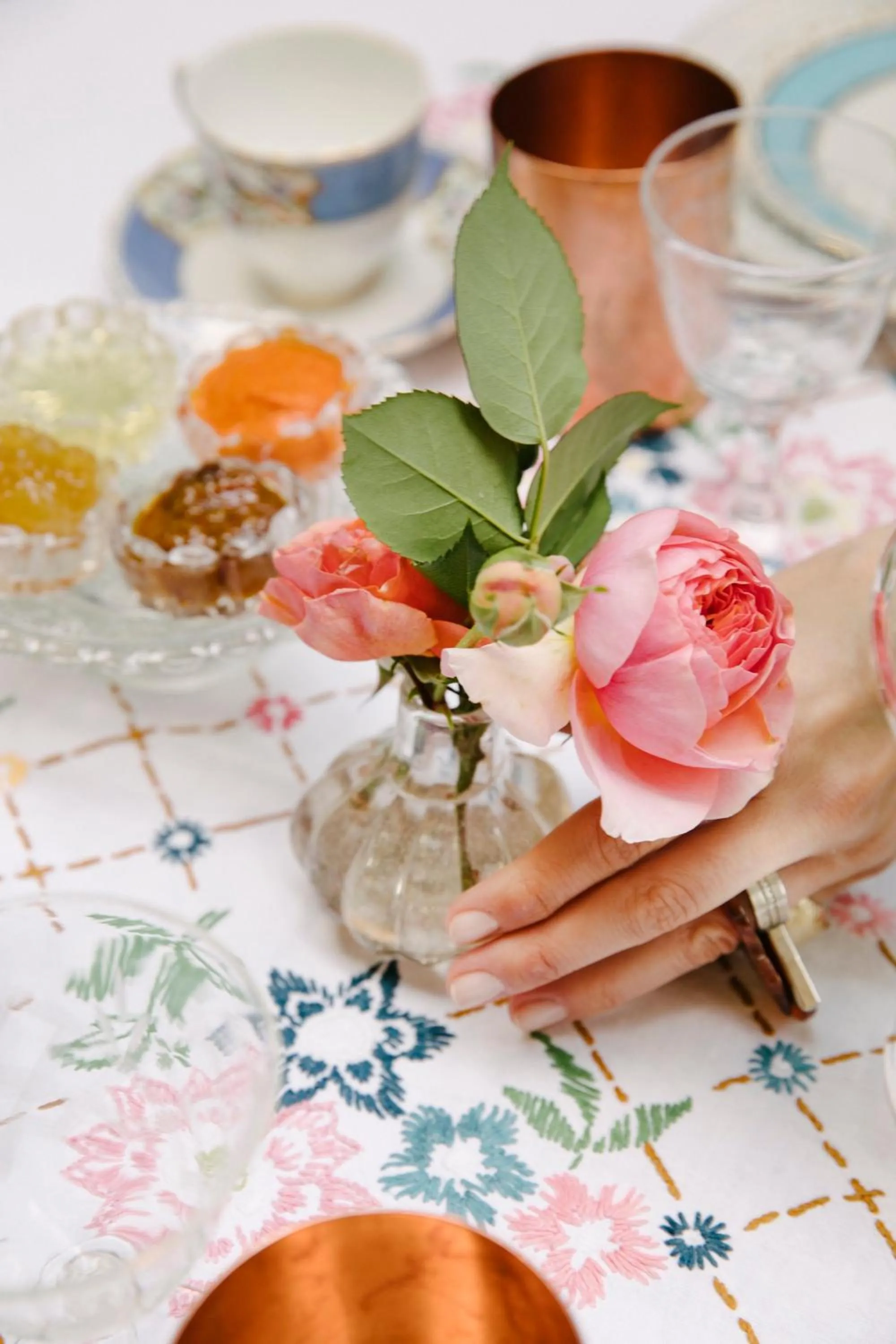 Food and drinks in Palazzo Albricci Peregrini