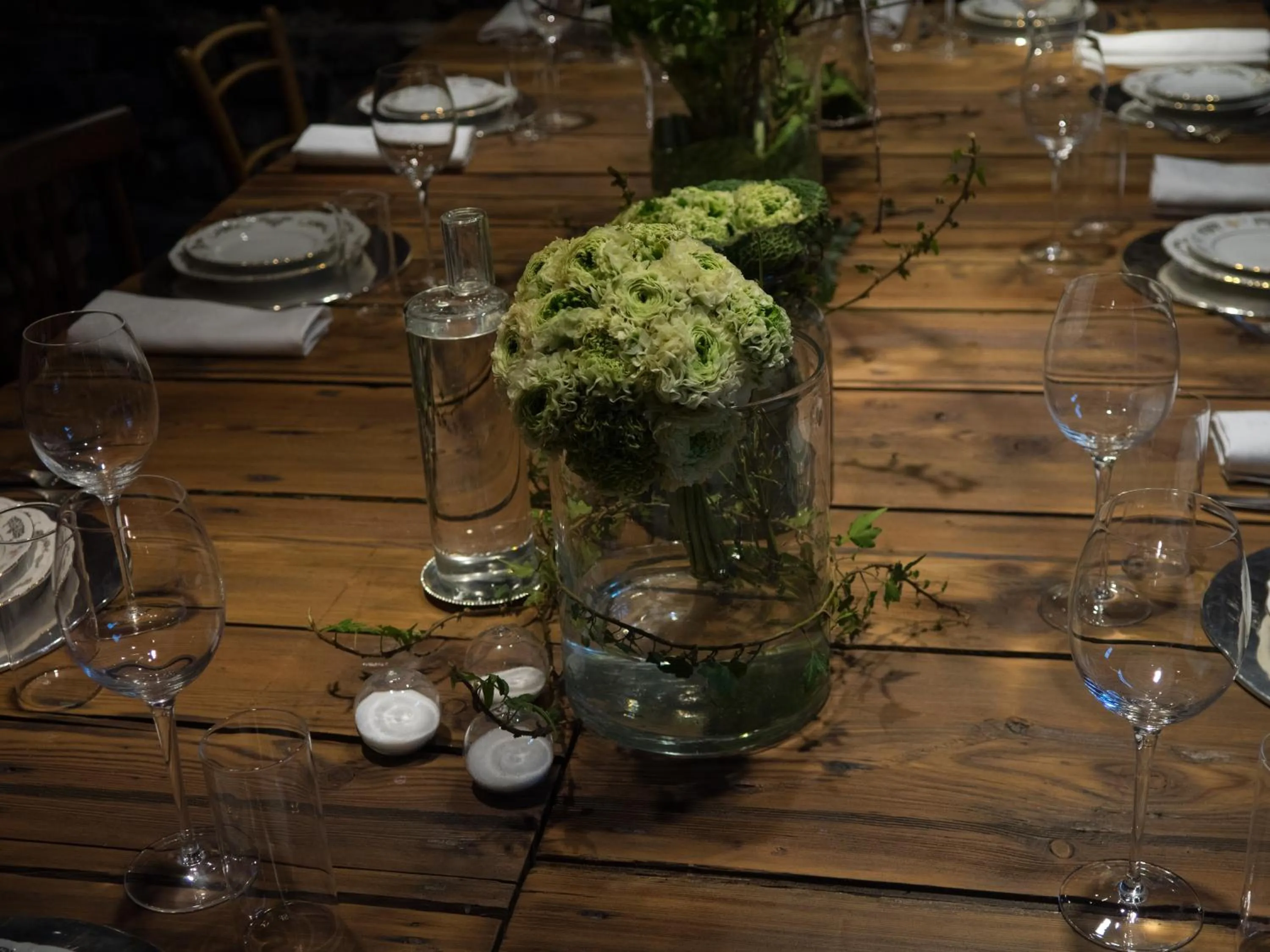 Food and drinks in Palazzo Albricci Peregrini