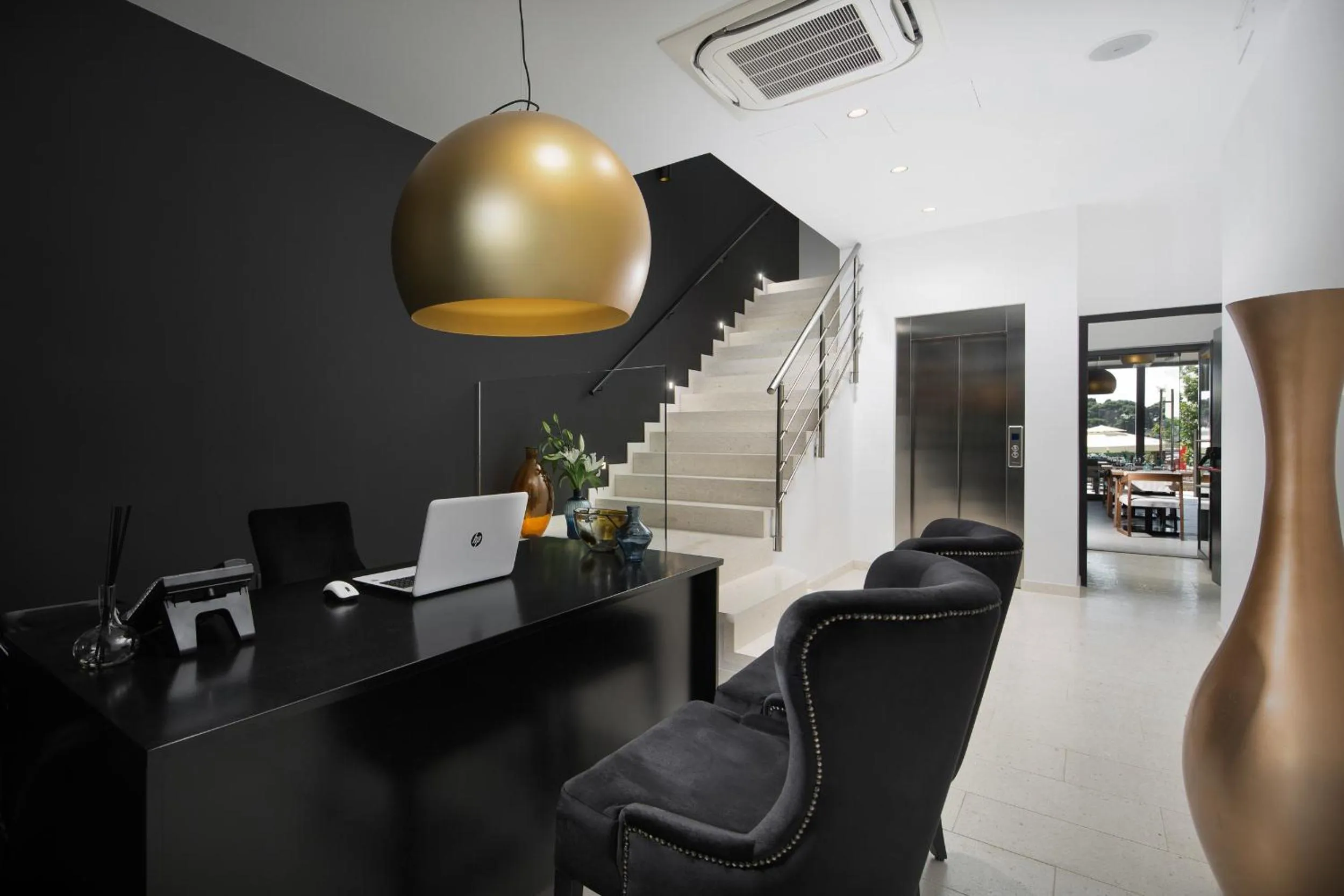 Lobby or reception in Hotel Delfin