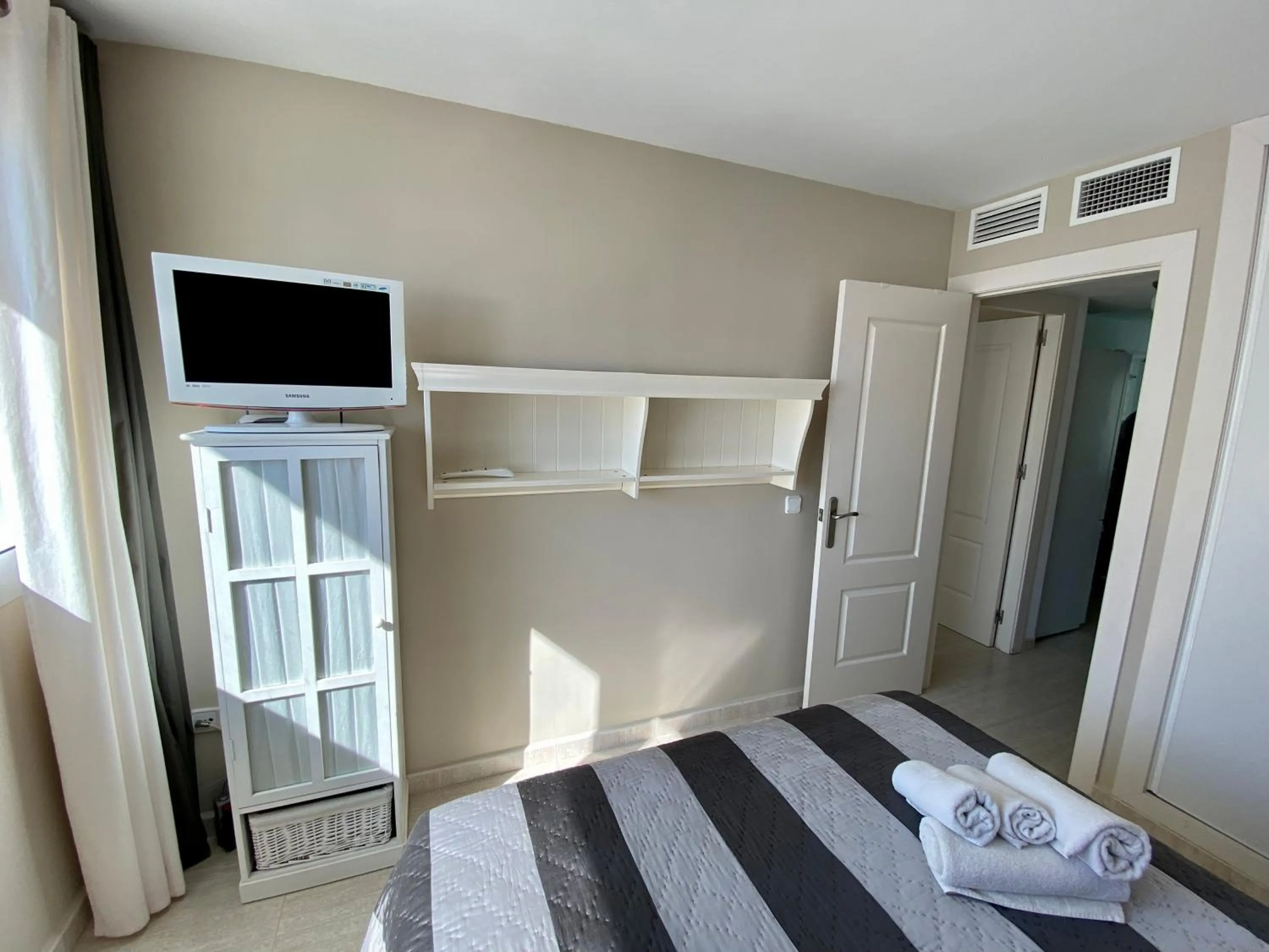 Bed in Apartamento Nautilus Beach