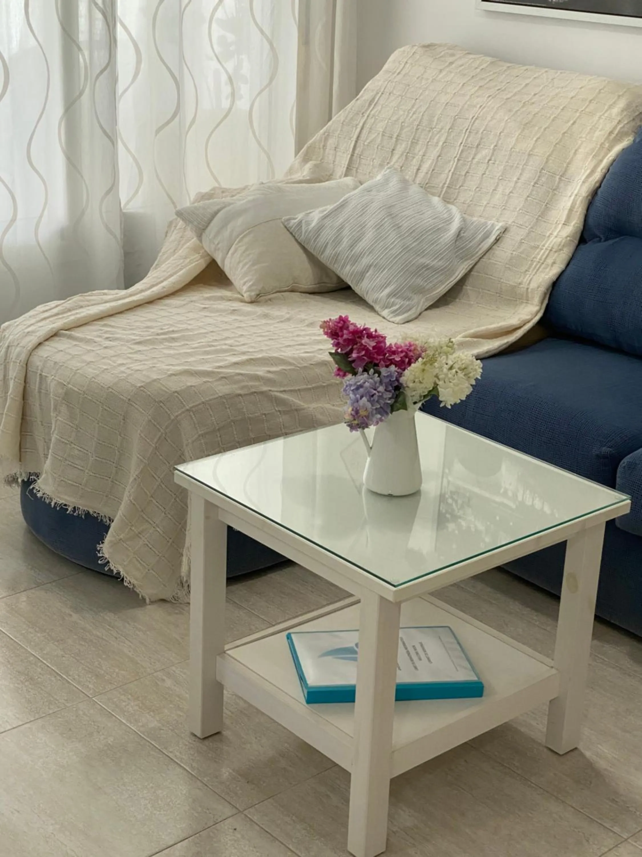 Living room, Bed in Apartamento Nautilus Beach