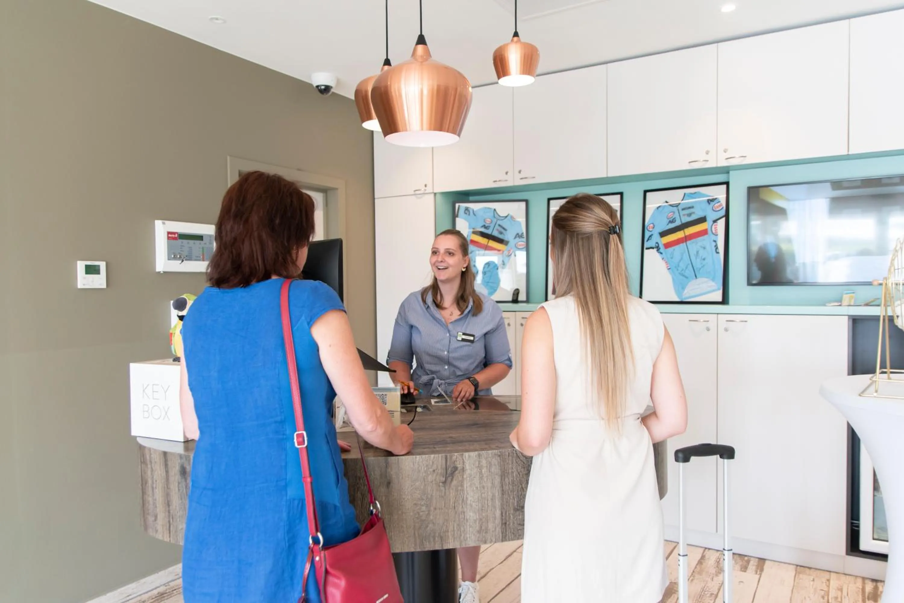 Lobby or reception in ibis Styles Nieuwpoort