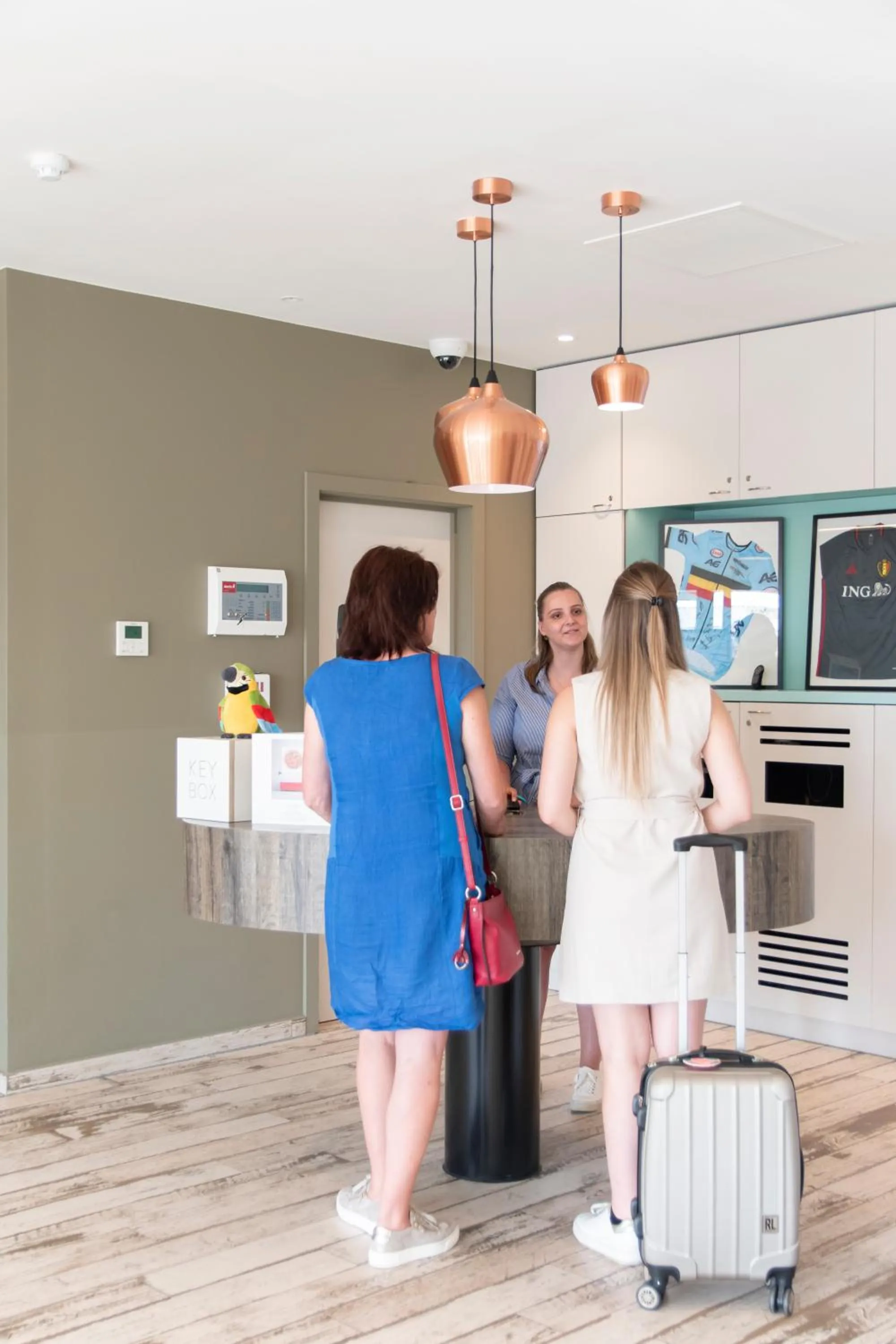 Lobby or reception in ibis Styles Nieuwpoort