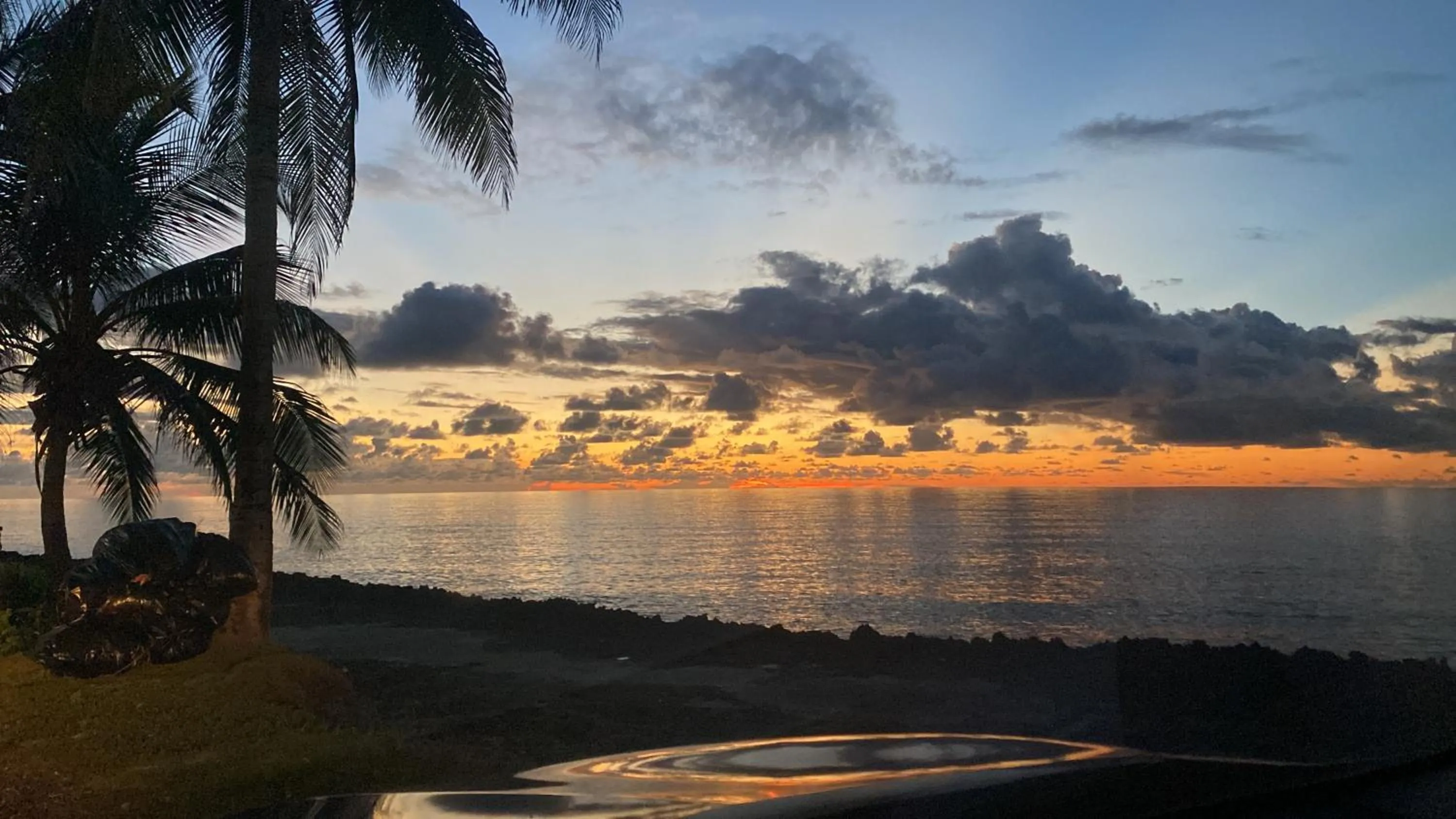 Sunset in Red Ground Village