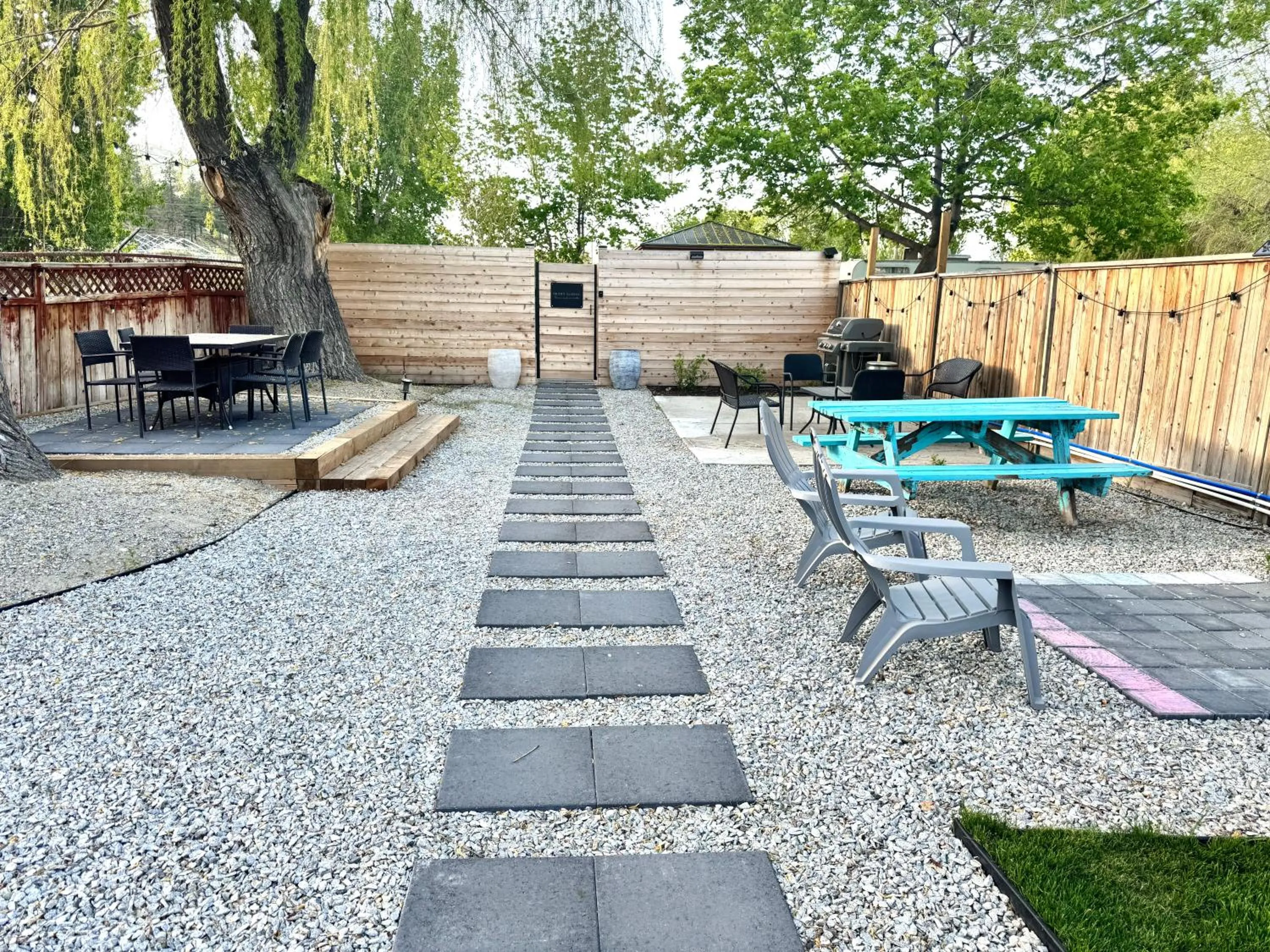 BBQ facilities in Lakeside Villa & Nordic Spa