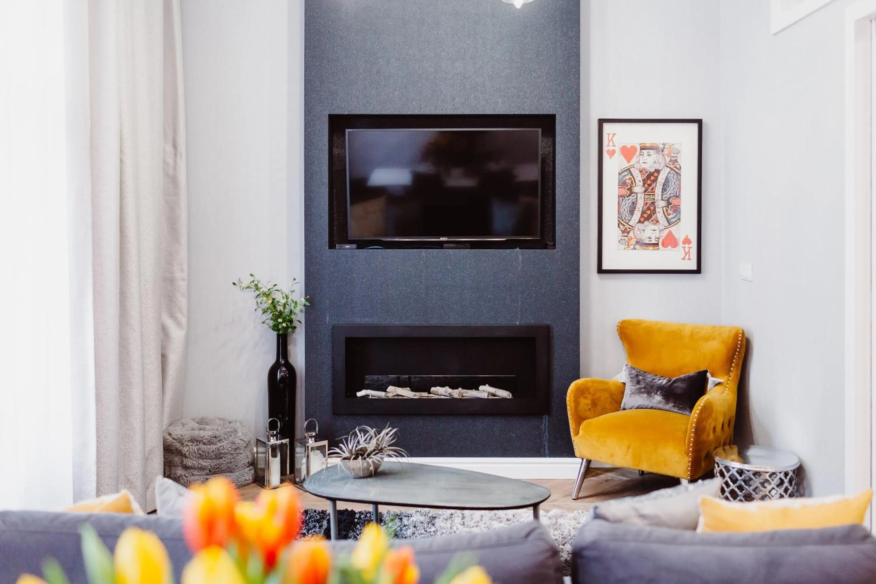 Living room in Z14 Boutique Residence - Krakow Old Town