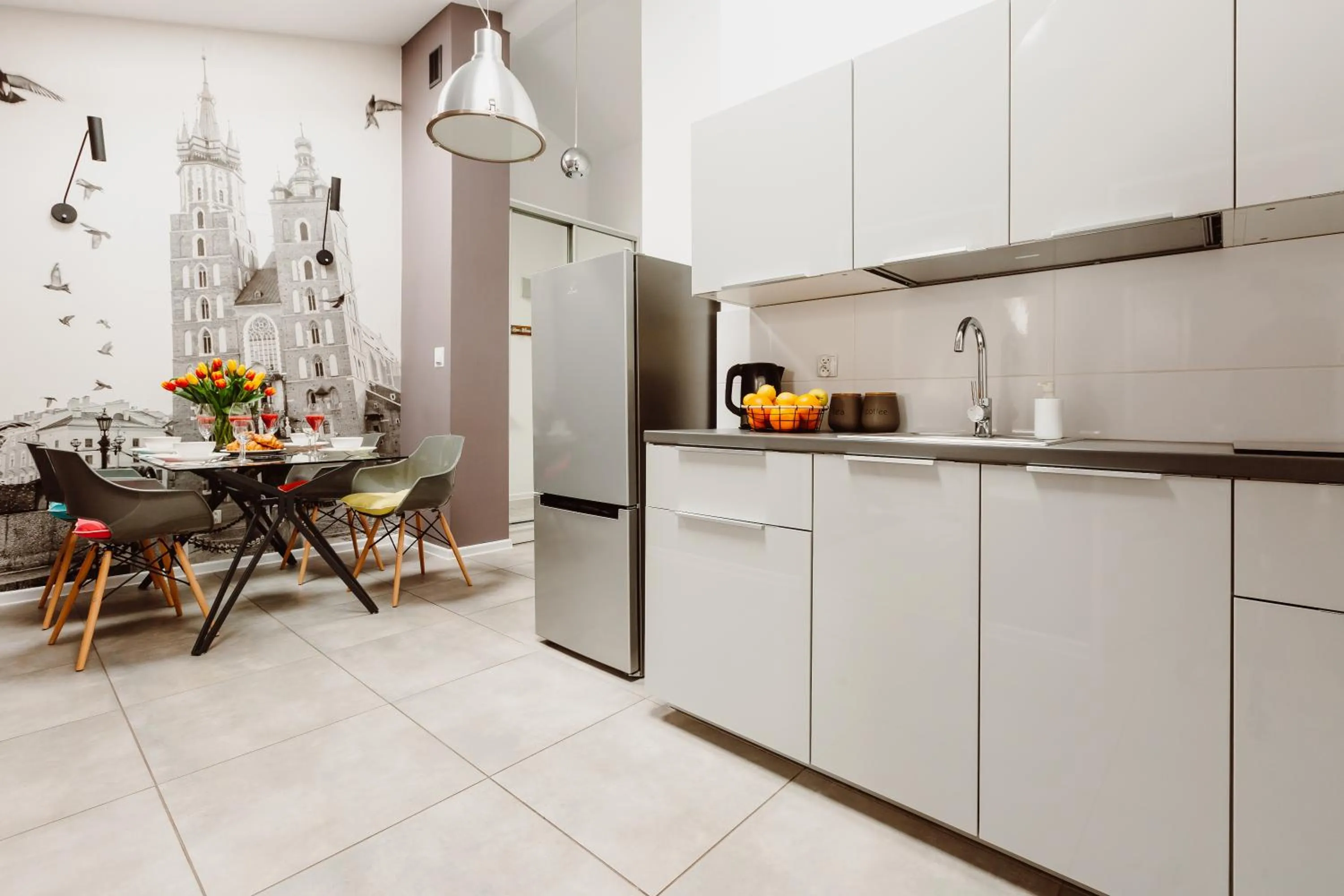 Kitchen or kitchenette in Z14 Boutique Residence - Krakow Old Town