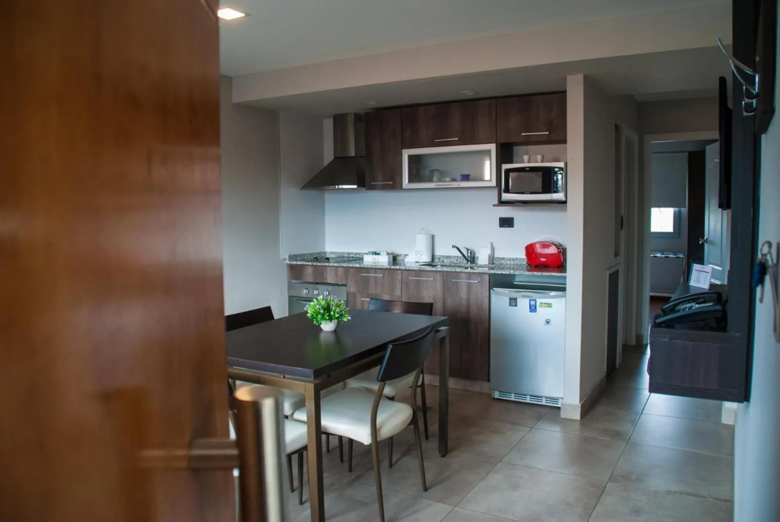 Kitchen or kitchenette in Links Apart Hotel