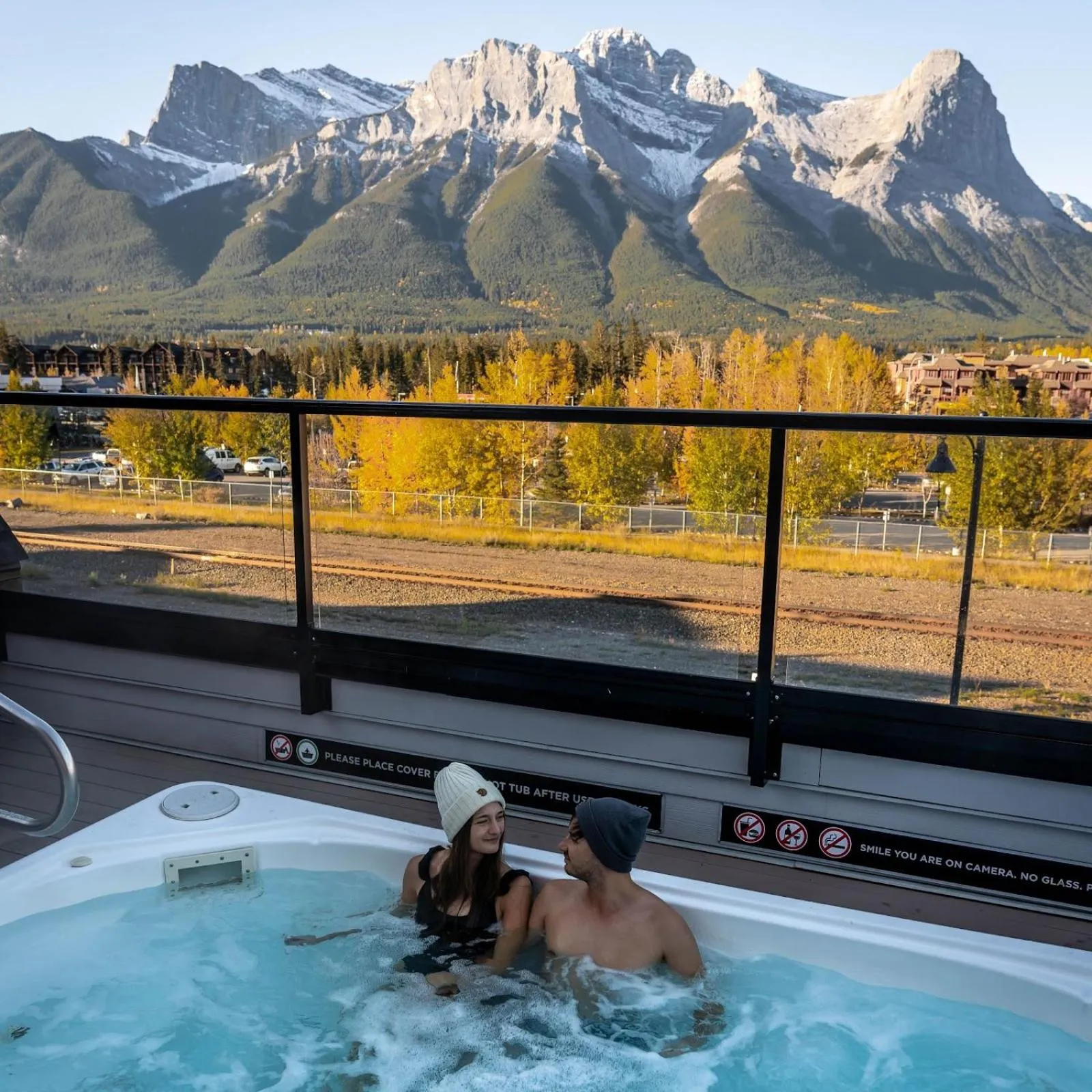 Hot Tub in Basecamp Resorts Canmore