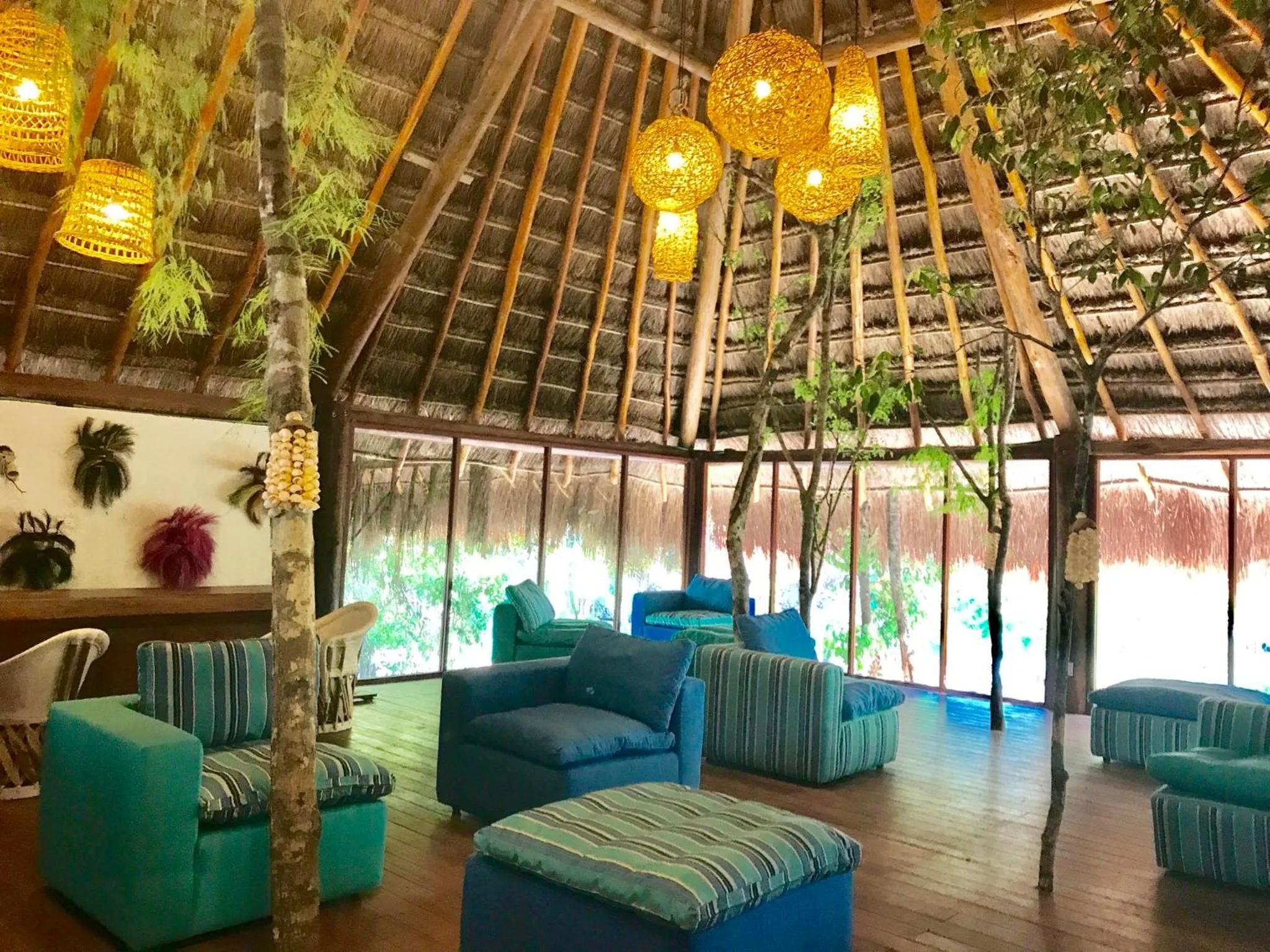 Living room in Ecovergel Hotel Riviera Maya