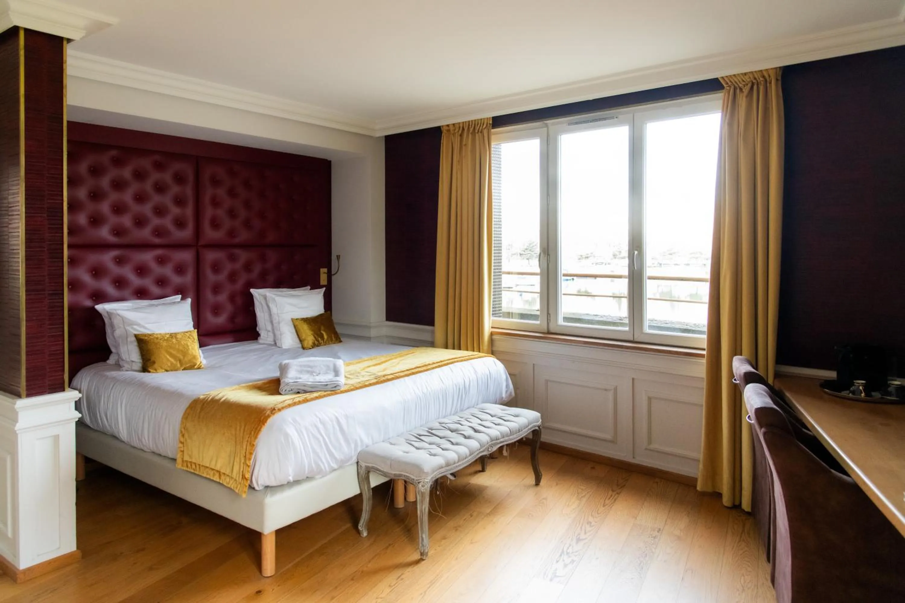 Bed in Les chambres du Waterzooi