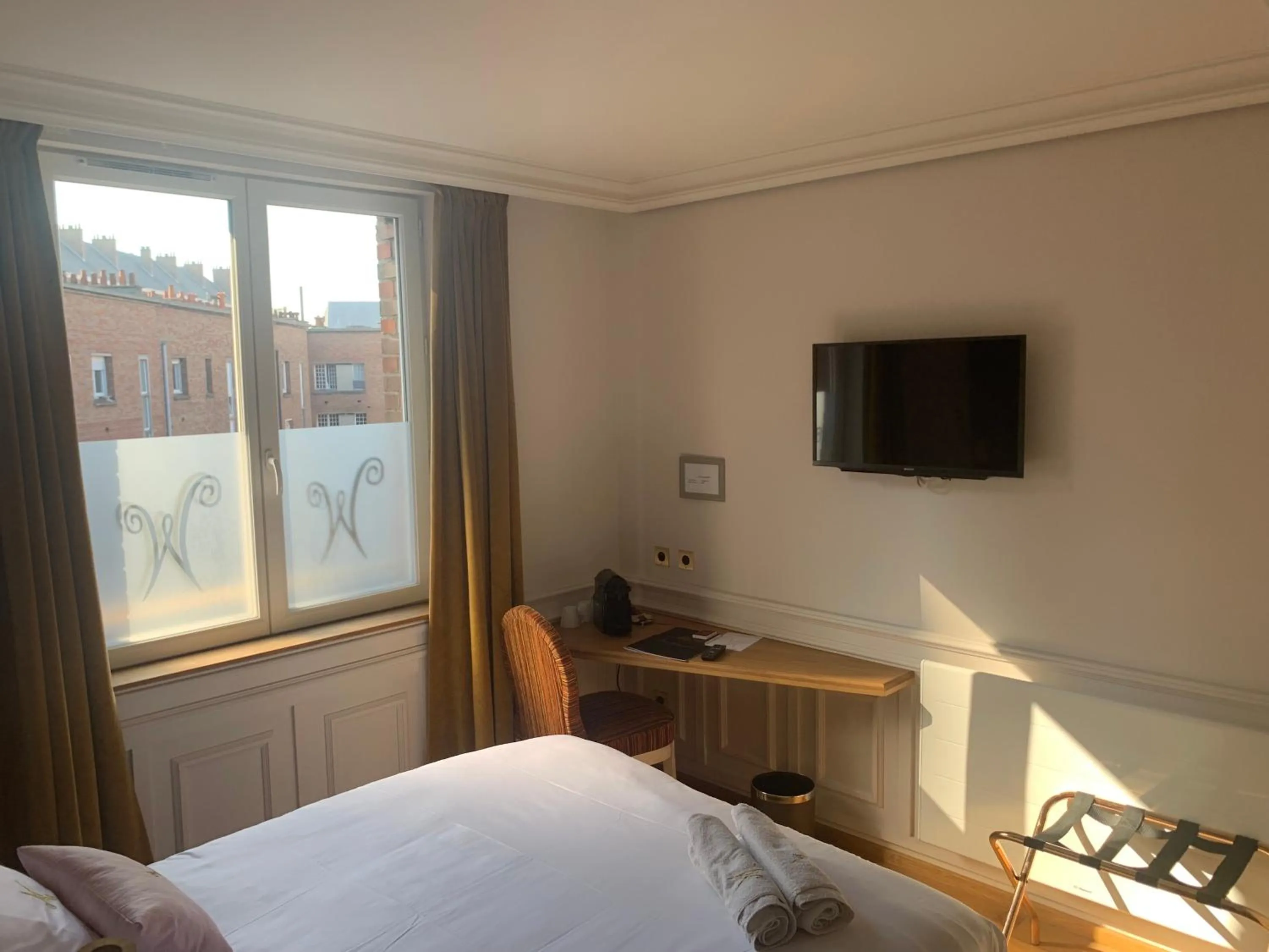 Bed in Les chambres du Waterzooi