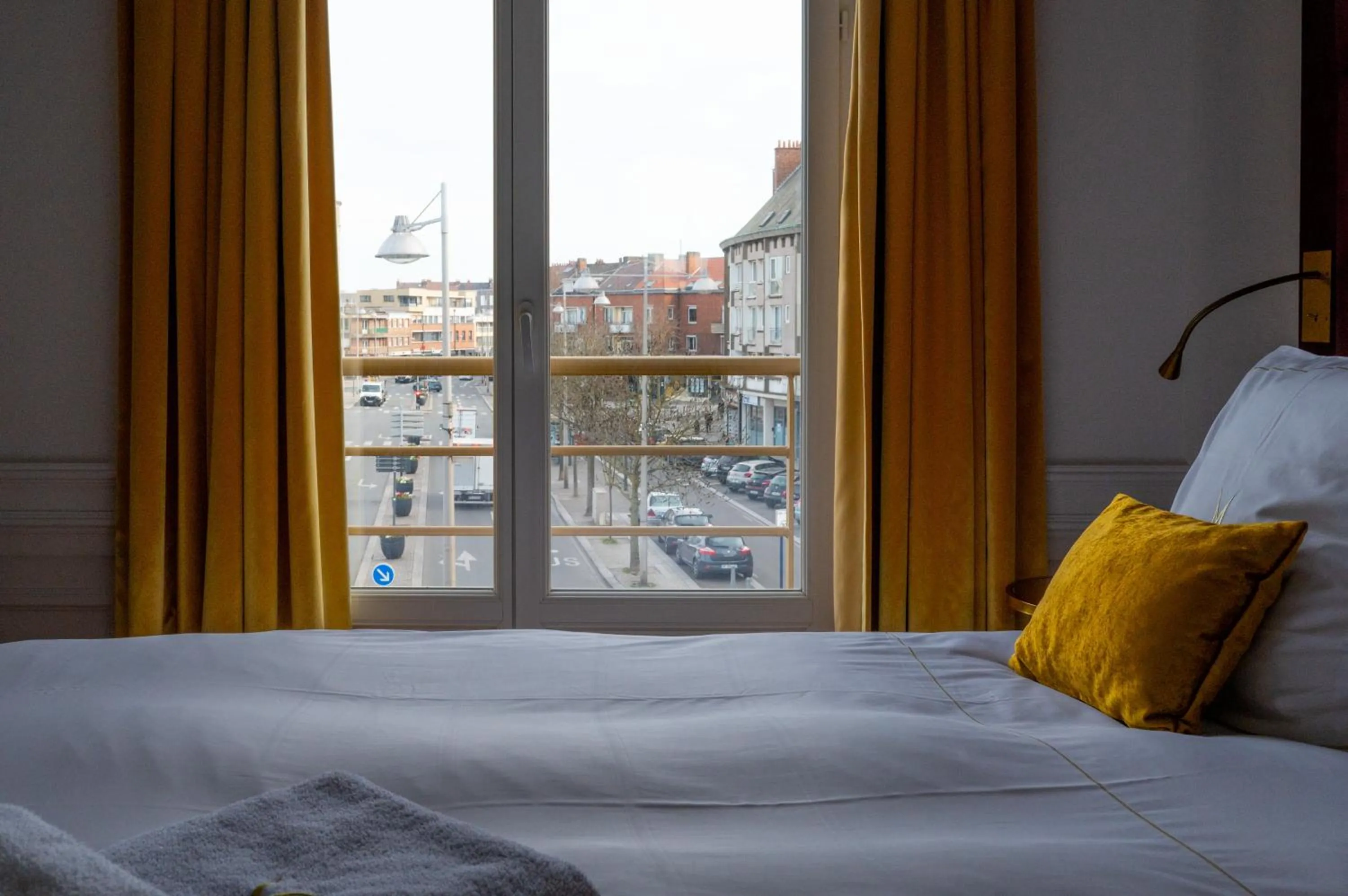 Bed in Les chambres du Waterzooi