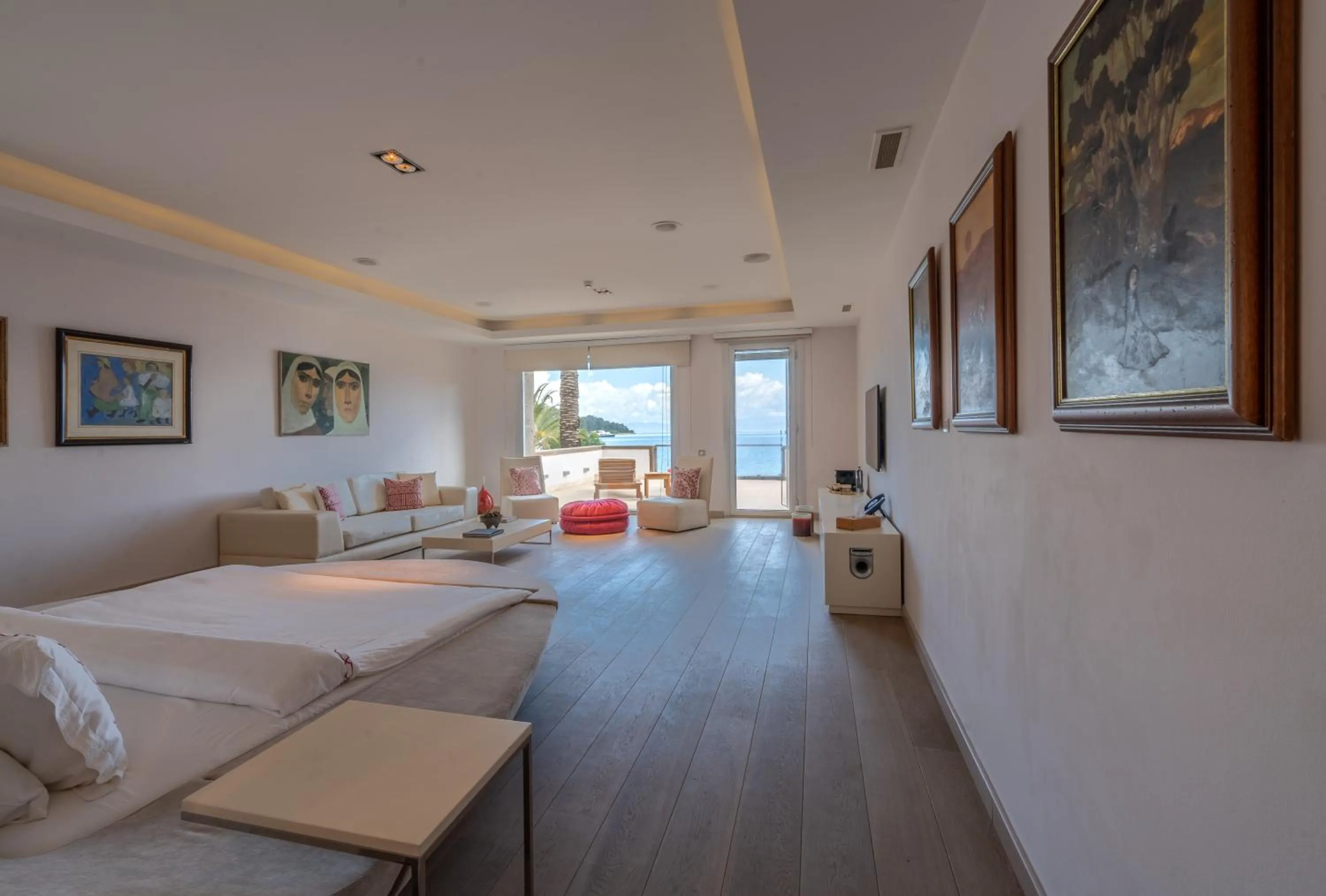 Bed in Casa dell'Arte Hotel of Arts & Leisure