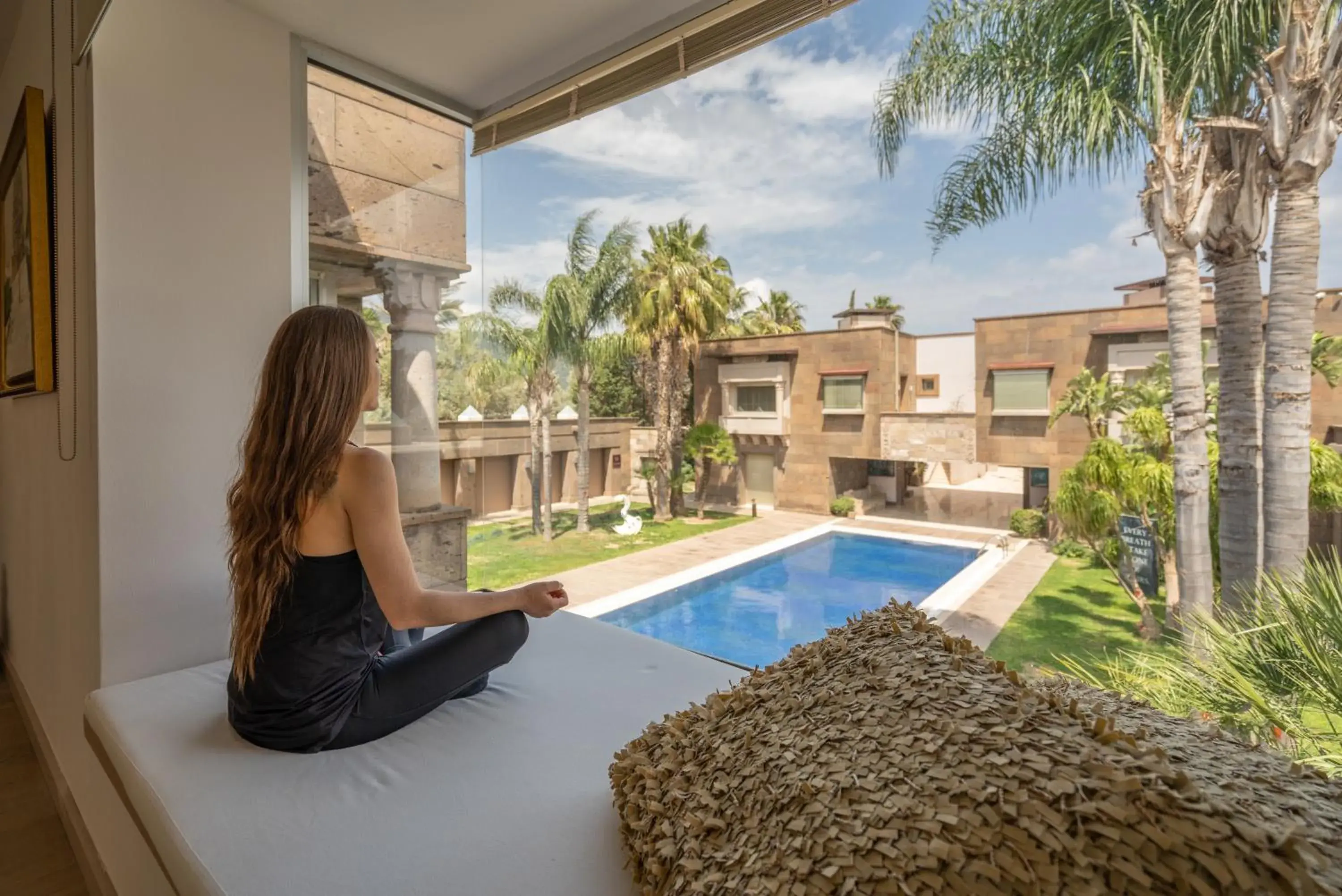 Pool view in Casa dell'Arte Hotel of Arts & Leisure Pool view in Casa dell'Arte Hotel of Arts & Leisure