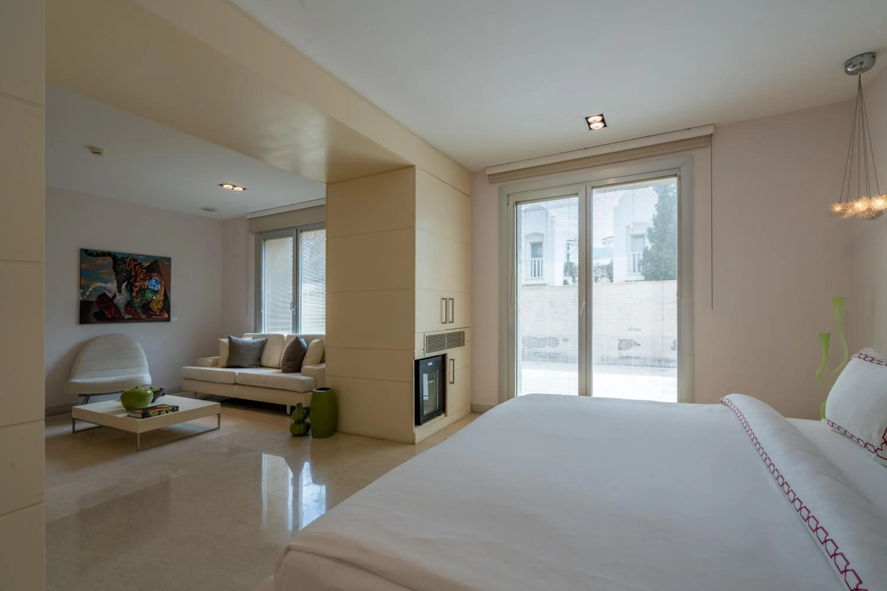 Bed in Casa dell'Arte Hotel of Arts & Leisure