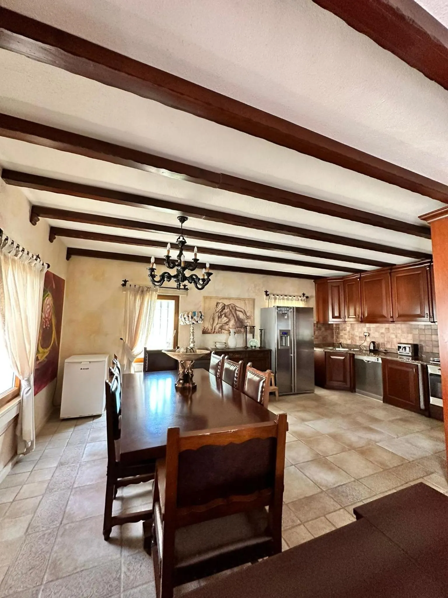 Kitchen or kitchenette in Casa dell'Arte Hotel of Arts & Leisure