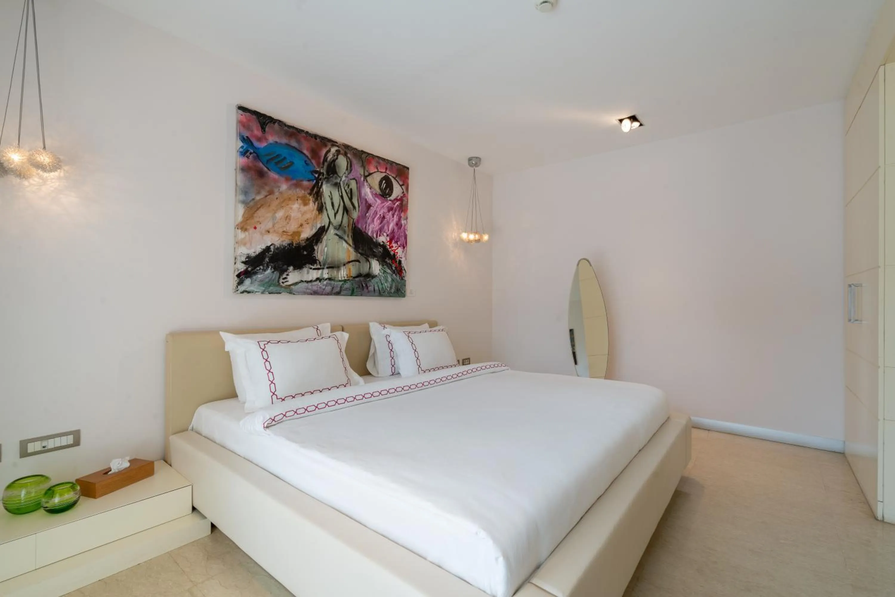 Bed in Casa dell'Arte Hotel of Arts & Leisure