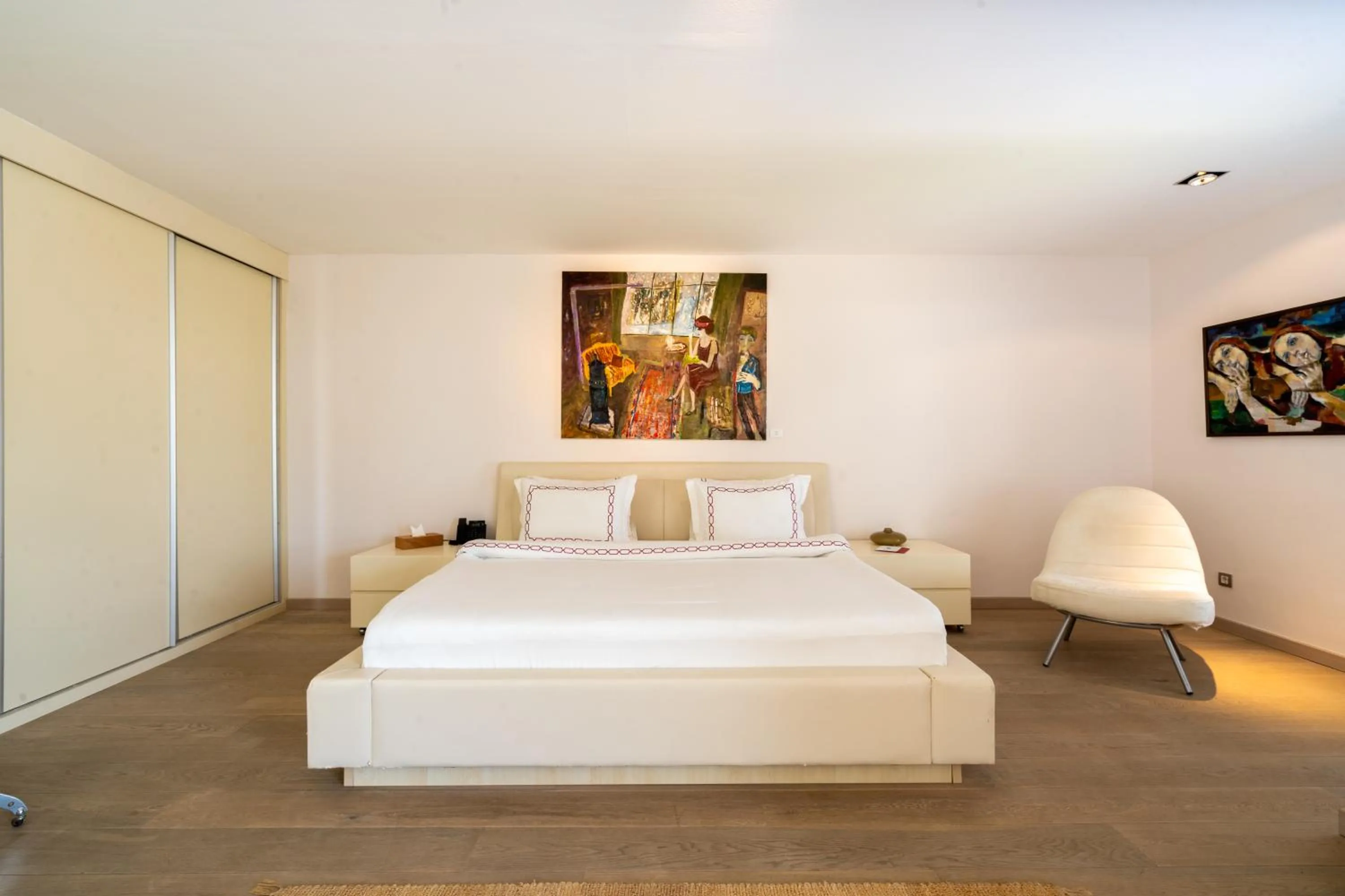 Bed in Casa dell'Arte Hotel of Arts & Leisure