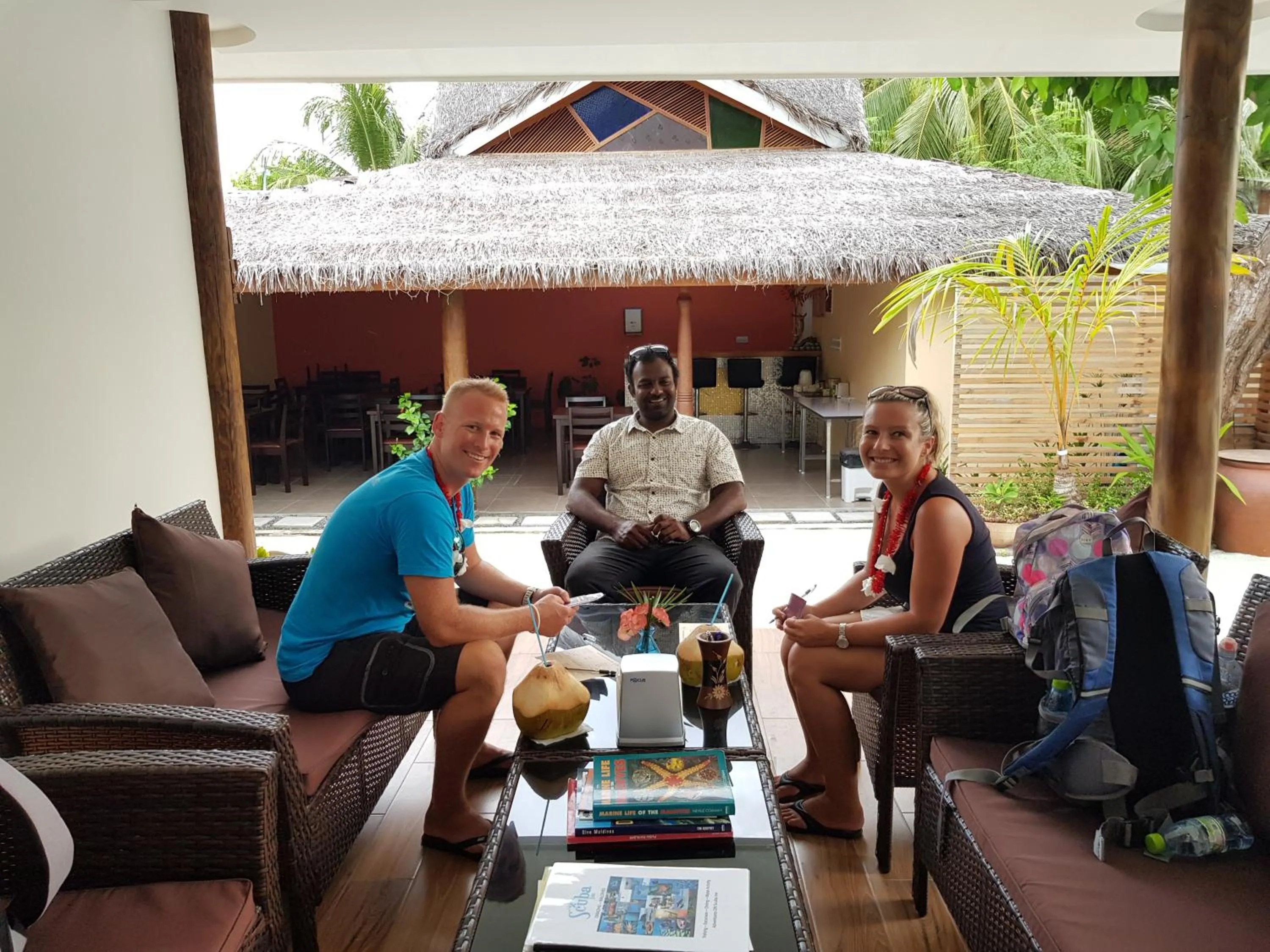 Lobby or reception in Scuba Inn