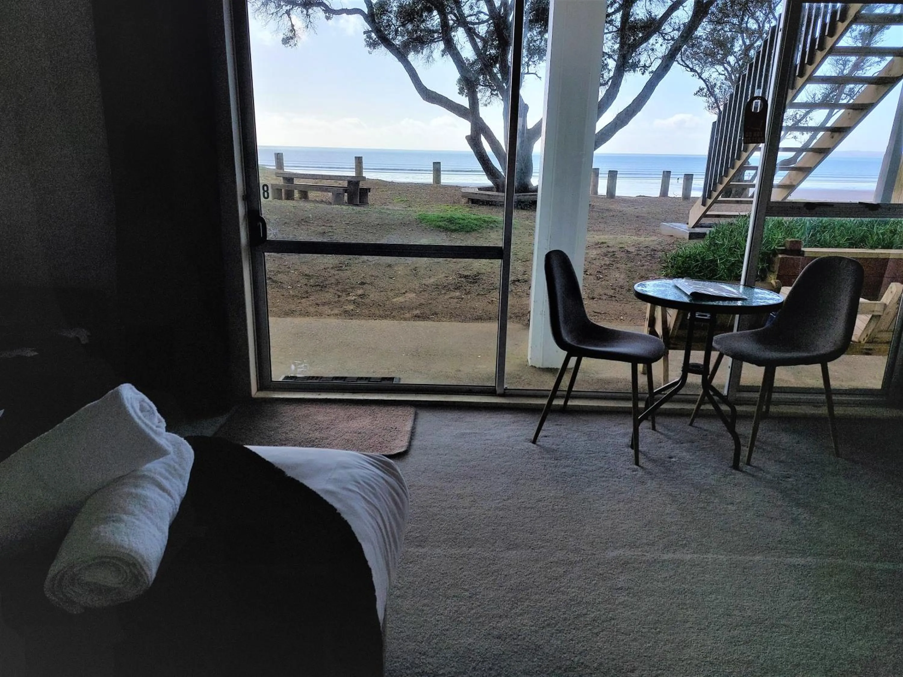 Dining area in Edgewater Motel
