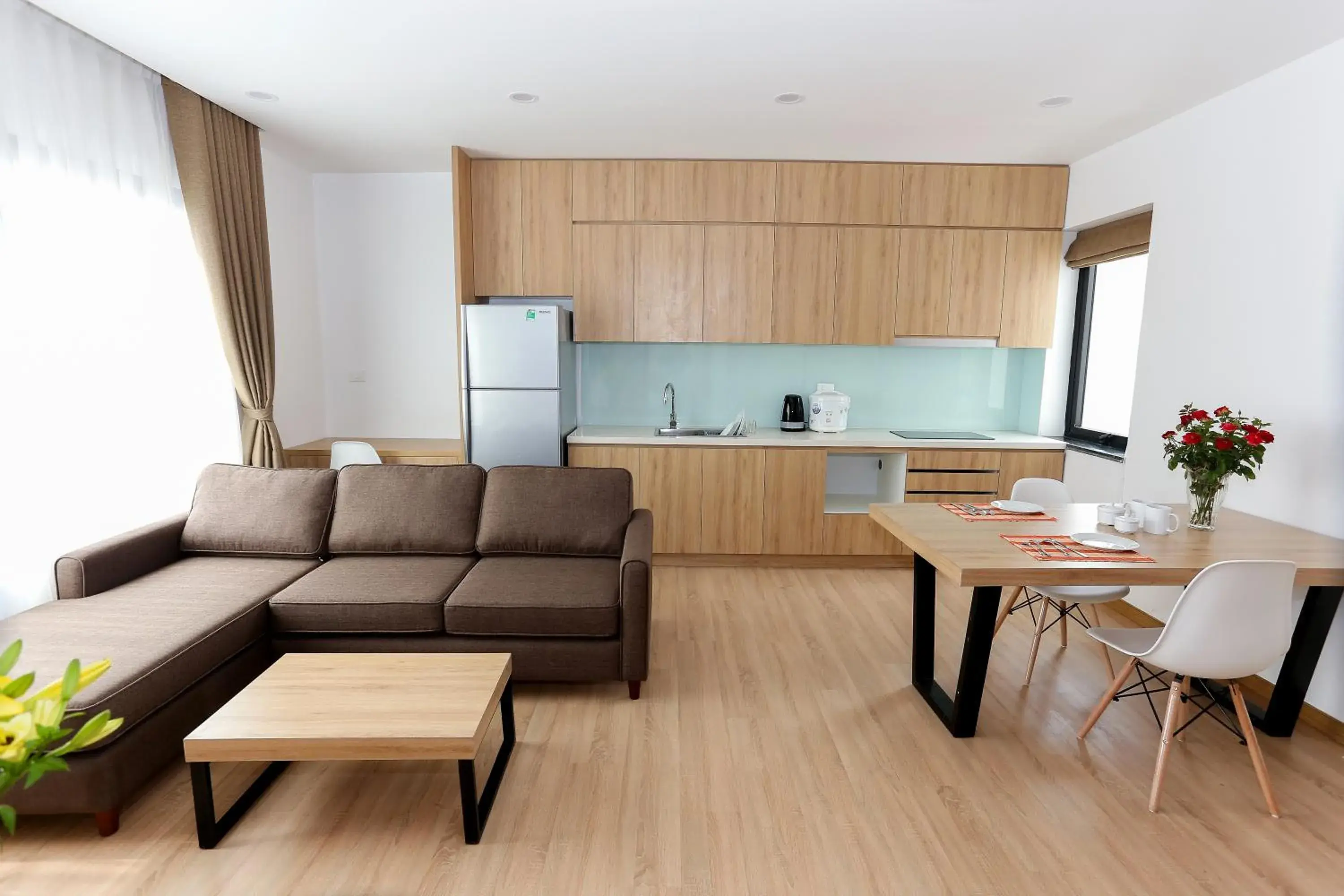 One-Bedroom Apartment - single occupancy in Quiet Hoang Quoc Viet Hotel & apartment One-Bedroom Apartment - single occupancy in Quiet Hoang Quoc Viet Hotel & apartment