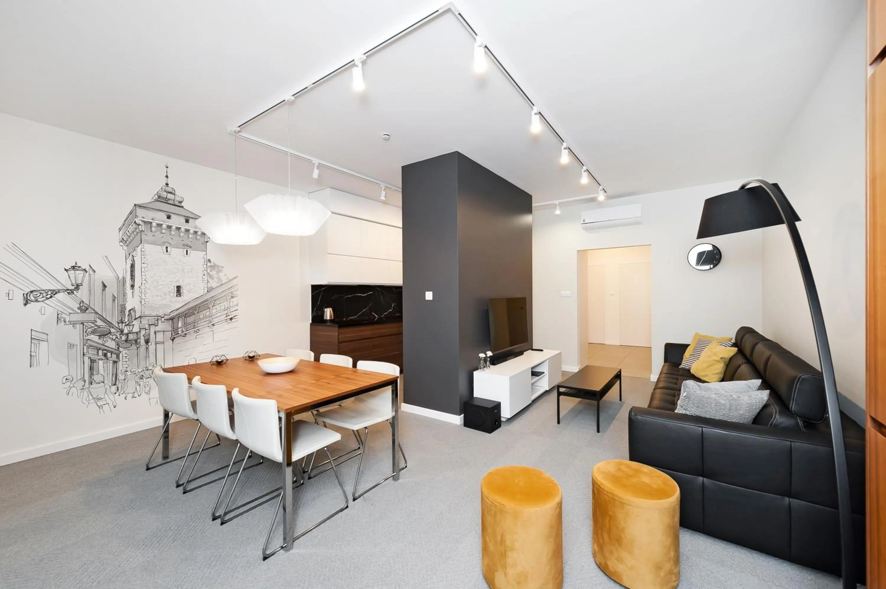 Living room in Premium in Novum City Center, Sun & Snow